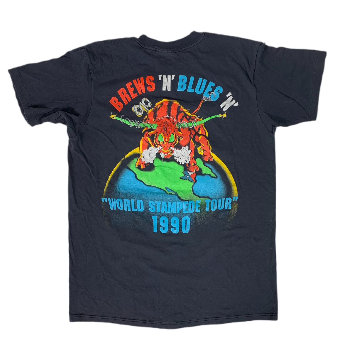 Vintage Dangerous Toys &quot;Brews &#39;N&#39; Blues &#39;N&#39;&quot; T-Shirt