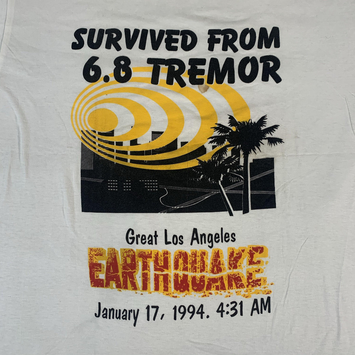 Vintage Los Angeles Earthquake “1994” T-Shirt - jointcustodydc