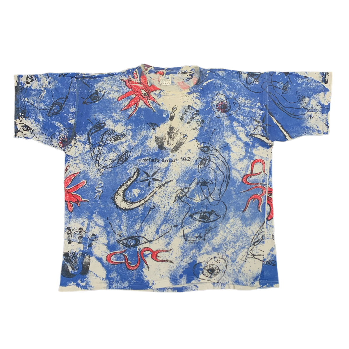 Vintage The Cure “ Wish ‘92” All Over Print T-Shirt - jointcustodydc