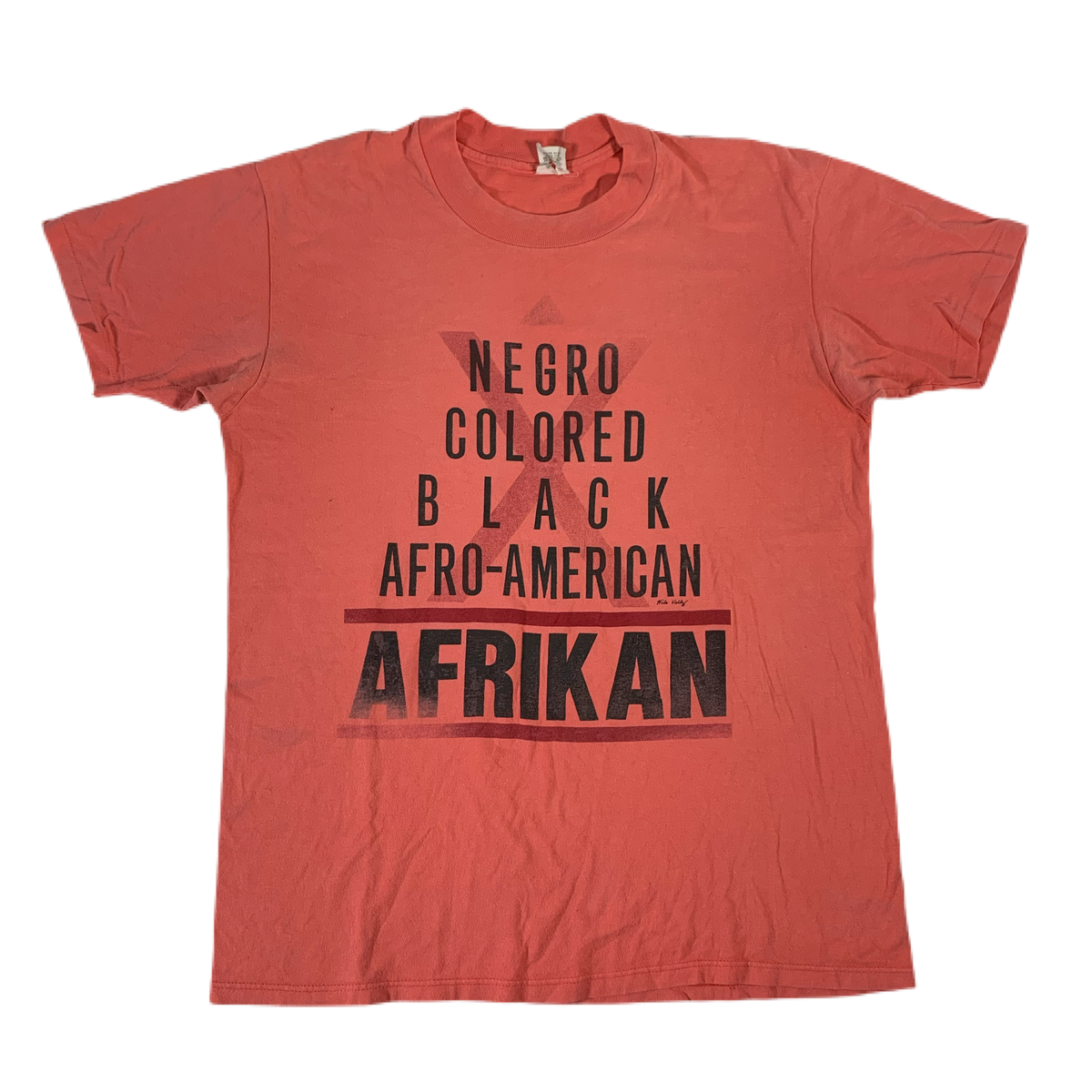 Vintage Malcolm X &quot;Afrikan&quot; T-Shirt - jointcustodydc