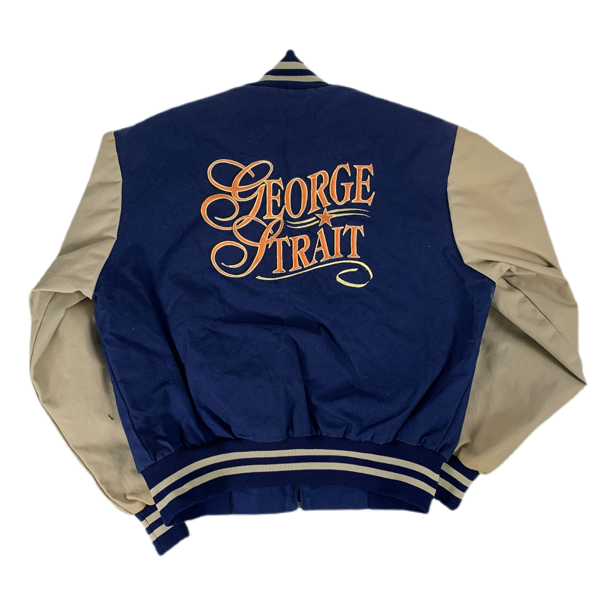 Vintage George Strait &quot;Twill&quot; Varsity Jacket