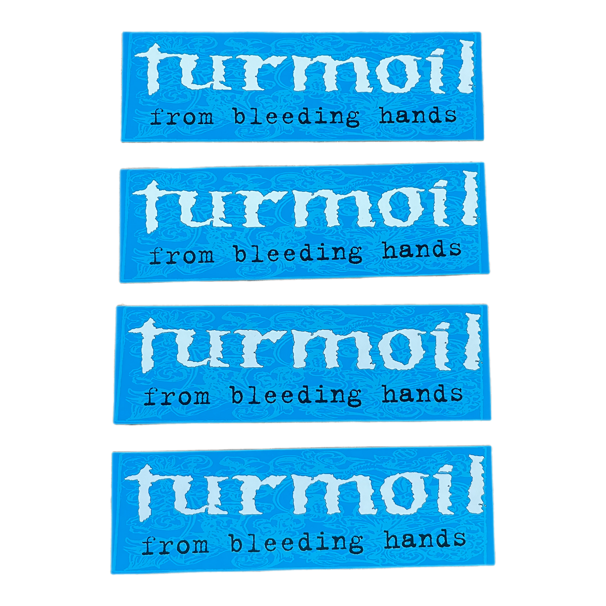 Vintage Turmoil &quot;From Bleeding Hands&quot; Sticker Lot