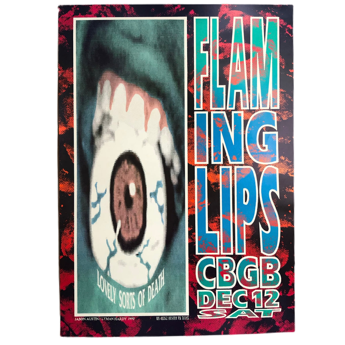 Vintage The Flaming Lips &quot;CBGB&quot; Show Poster