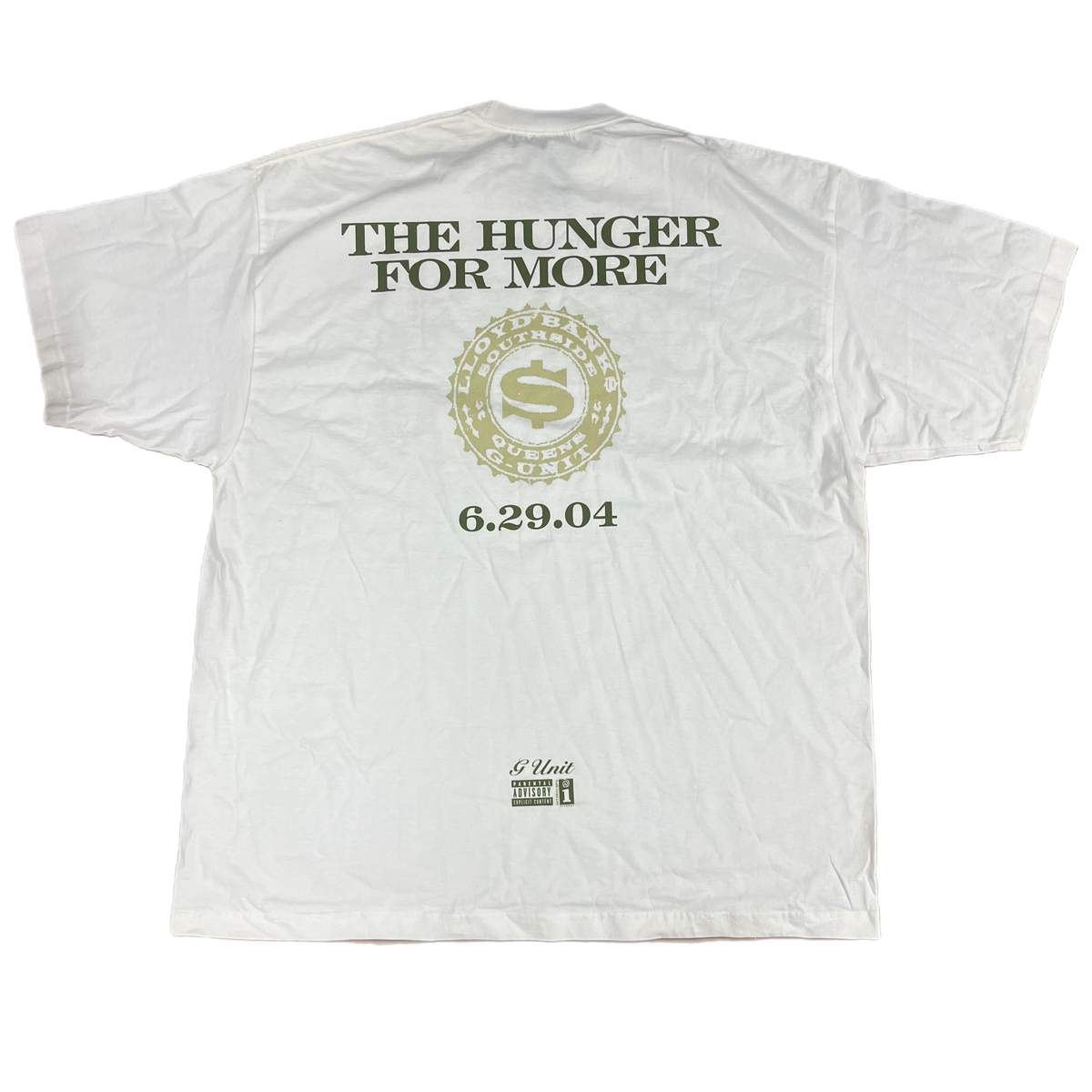 Vintage Lloyd Banks &quot;The Hunger For More&quot; Interscope Records G-Unit T-Shirt