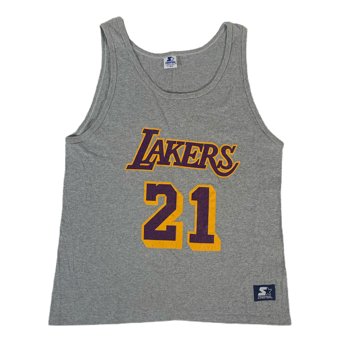 Vintage Los Angeles Lakers Michael Cooper &quot;Starter&quot; Tank Top - jointcustodydc