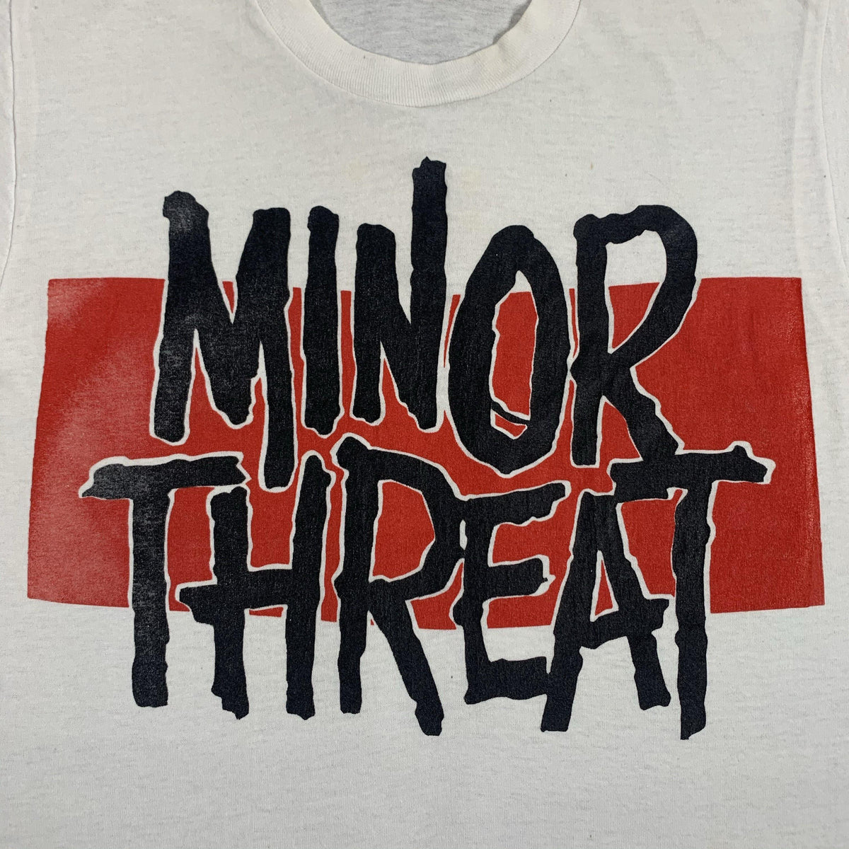 Vintage Minor Threat &quot;Red Bar&quot; T-Shirt - jointcustodydc