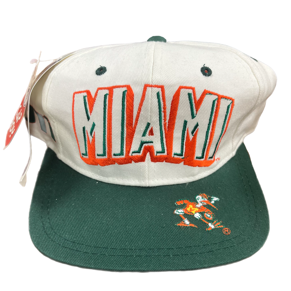 Vintage University Of Miami &quot;Hurricanes&quot; NCAA Snapback Hat