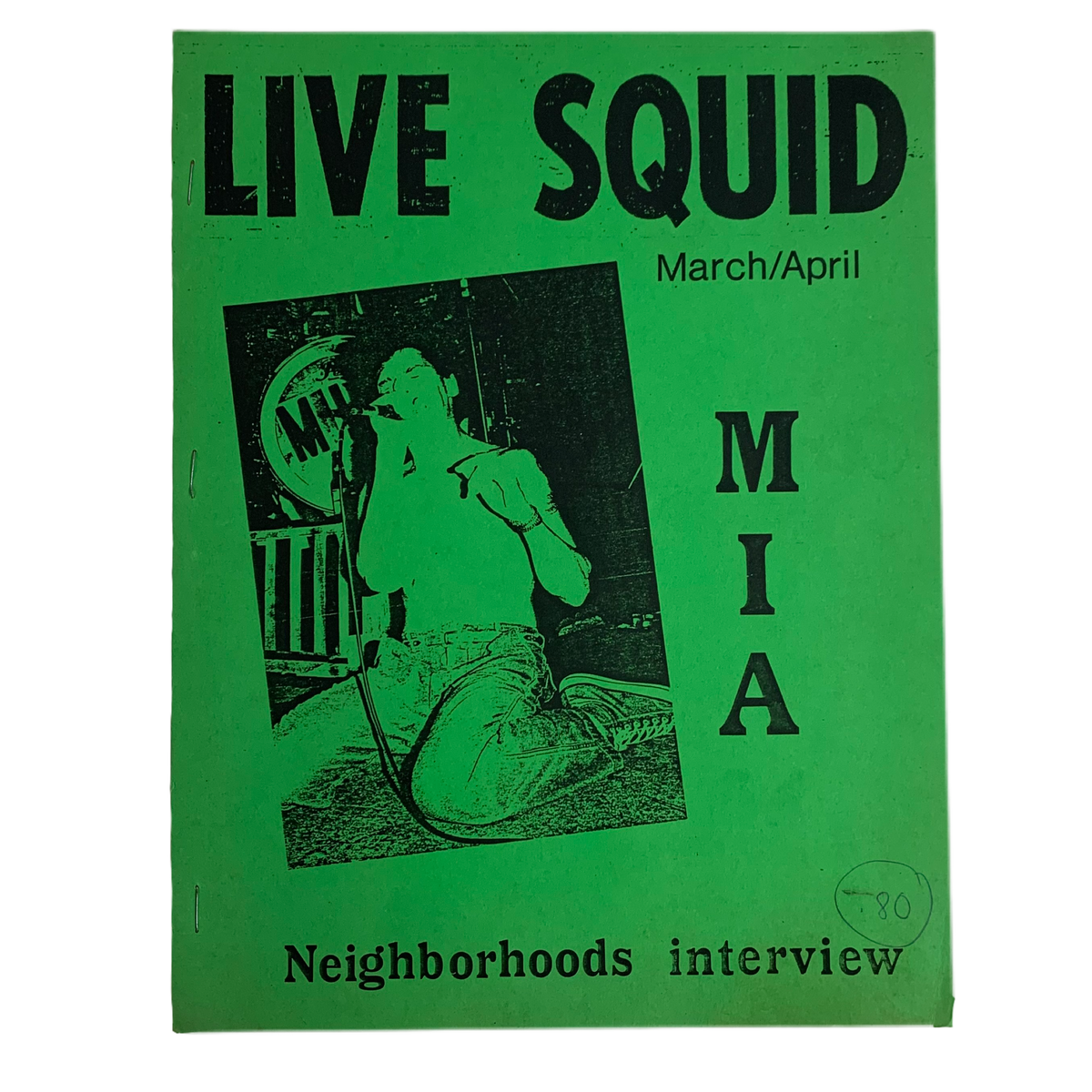 Vintage Live Squid &quot;March/April Issue 4&quot; Charlottesville Scene Zine