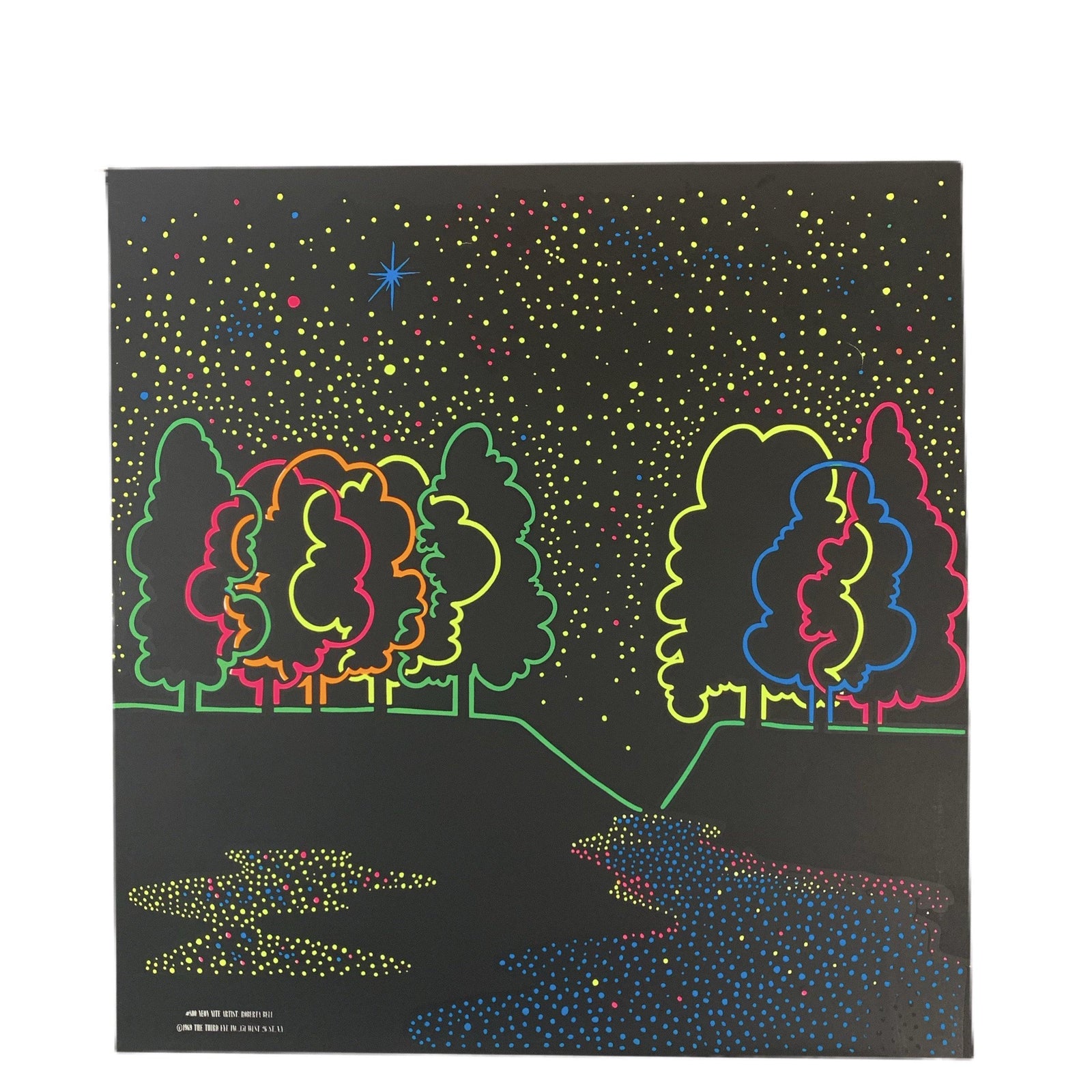 Vintage Original 1969 800 Neon by Third Eye inc Poster