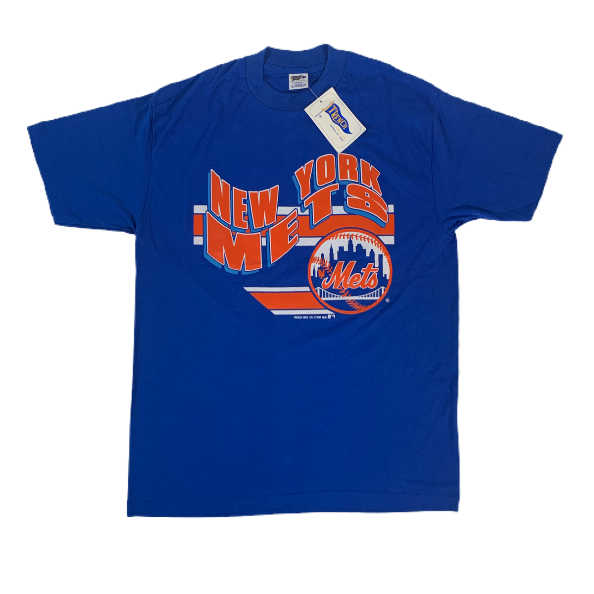 Vintage New York Mets &quot;Trench&quot; T-Shirt - jointcustodydc