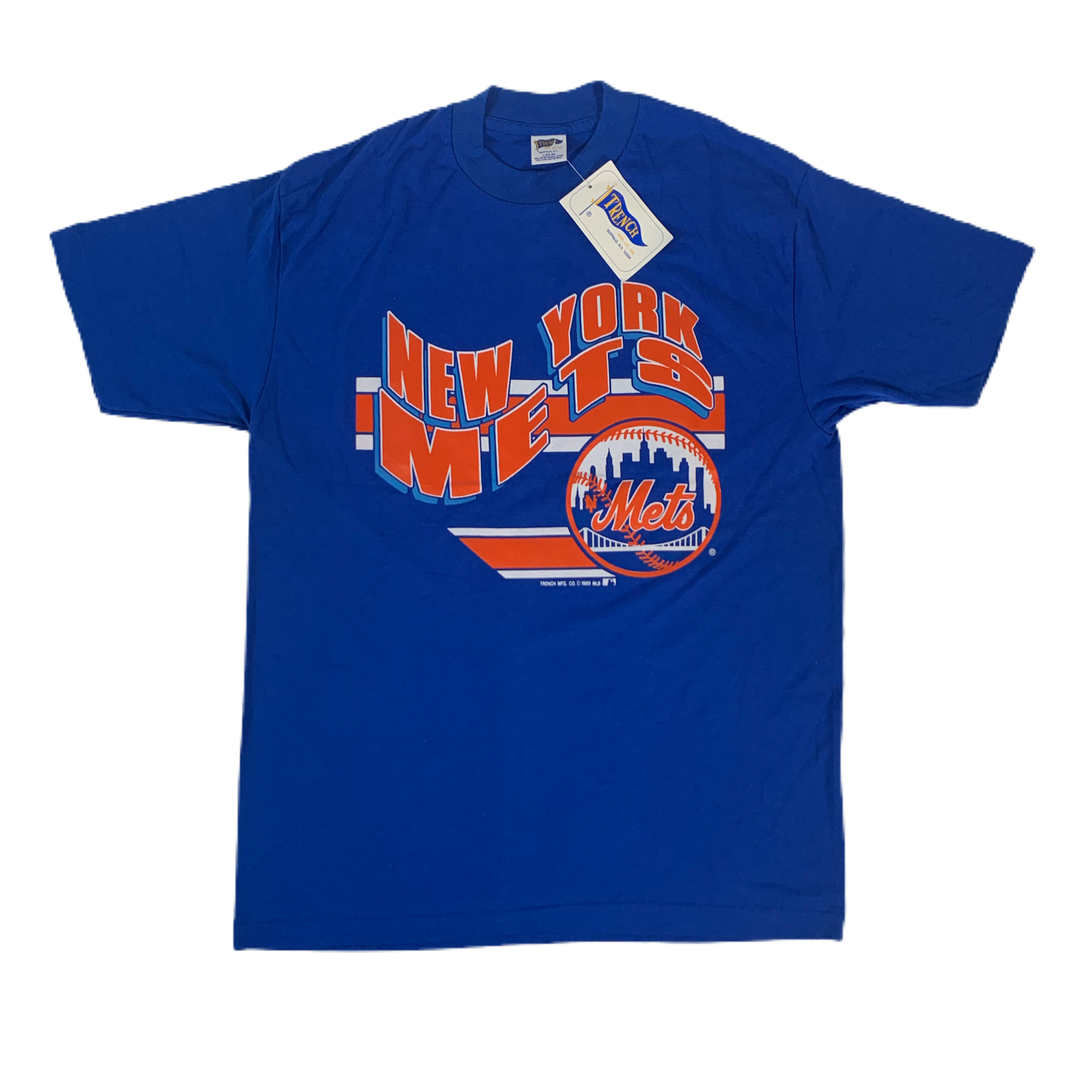 New York Mets MLB 1962 Baseball Club T-shirt Blue Color Tee 
