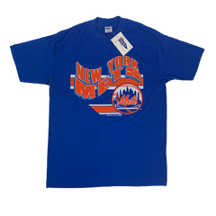 1991 New York Mets Vintage T-Shirt - Fits Like S/M - Trench 50/50