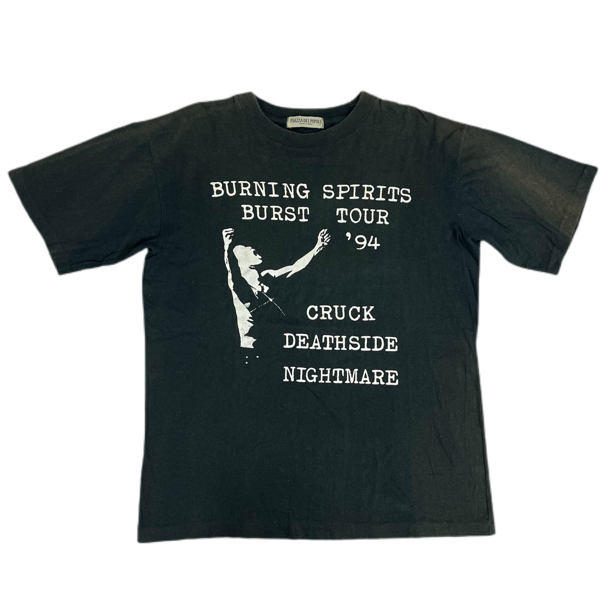 Vintage Burning Spirits &quot;Cruck Deathside Nightmare&quot; Burst Tour T-Shirt