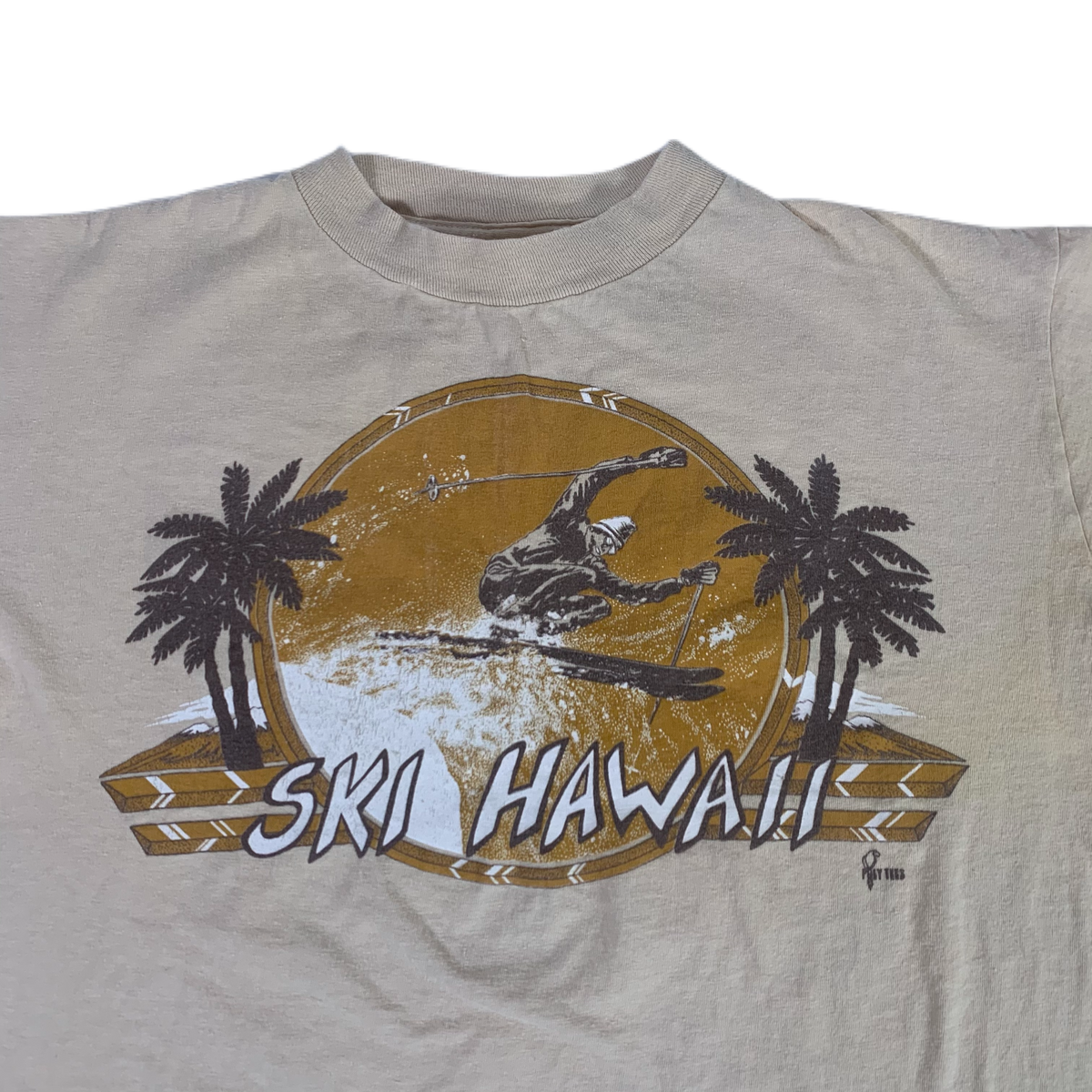 Vintage Poly Tees &quot;Ski Hawaii&quot; Souvenir T-Shirt