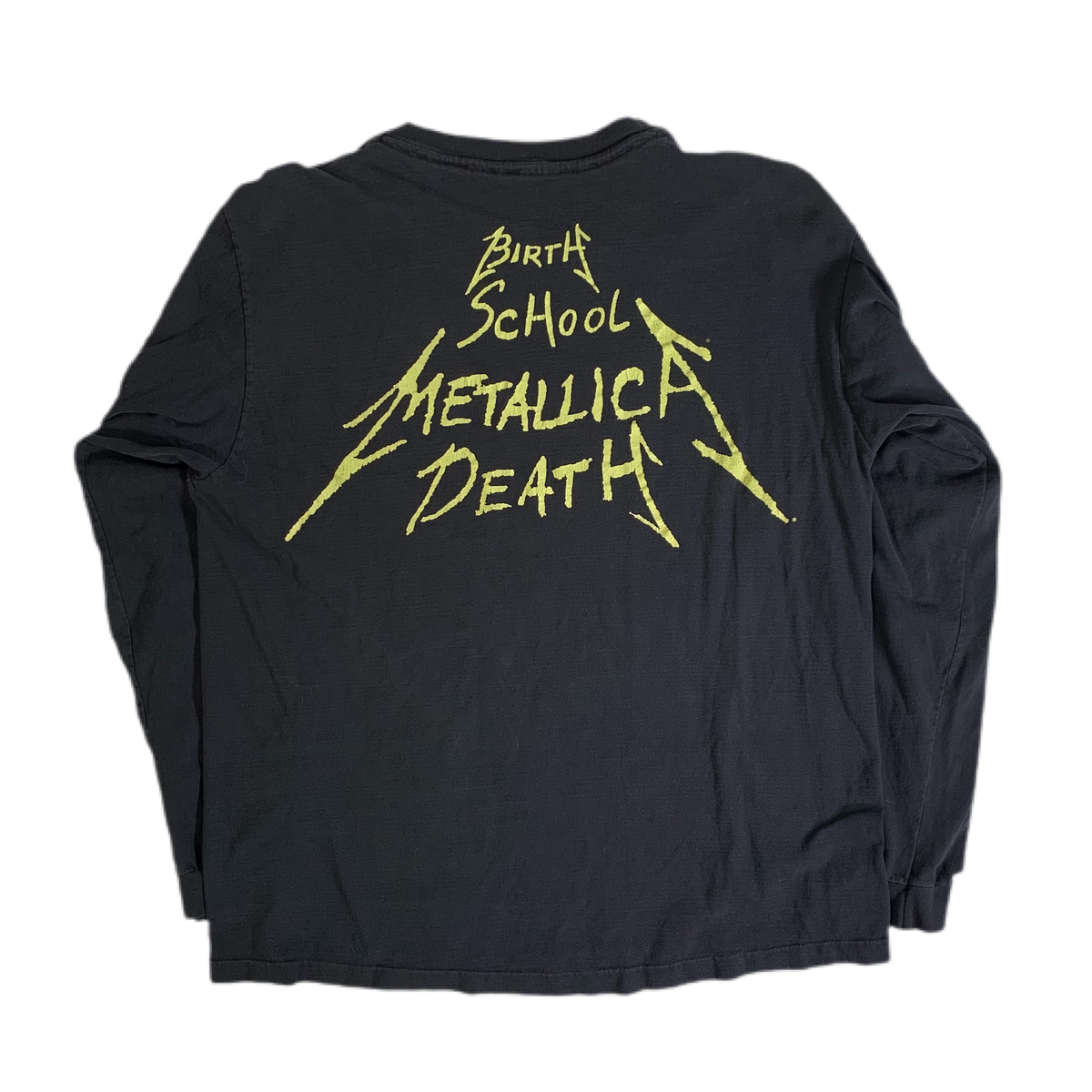 Vintage Metallica &quot;Birth School Metallica Death&quot; Long Sleeve Shirt