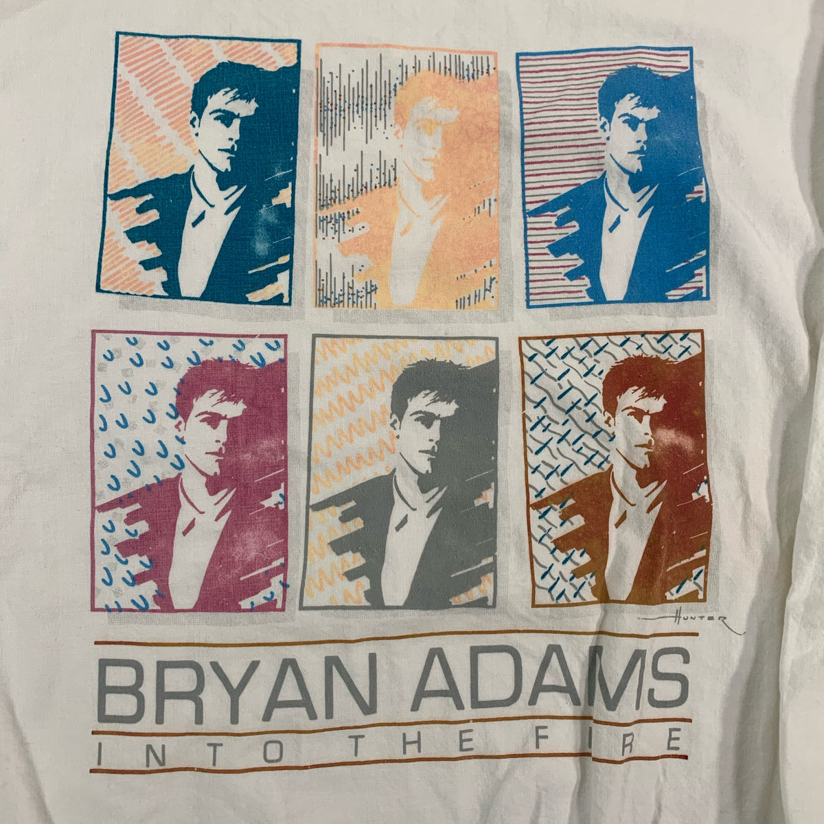 Vintage Bryan Adams &quot;Into The Fire&quot; Long Sleeve Shirt