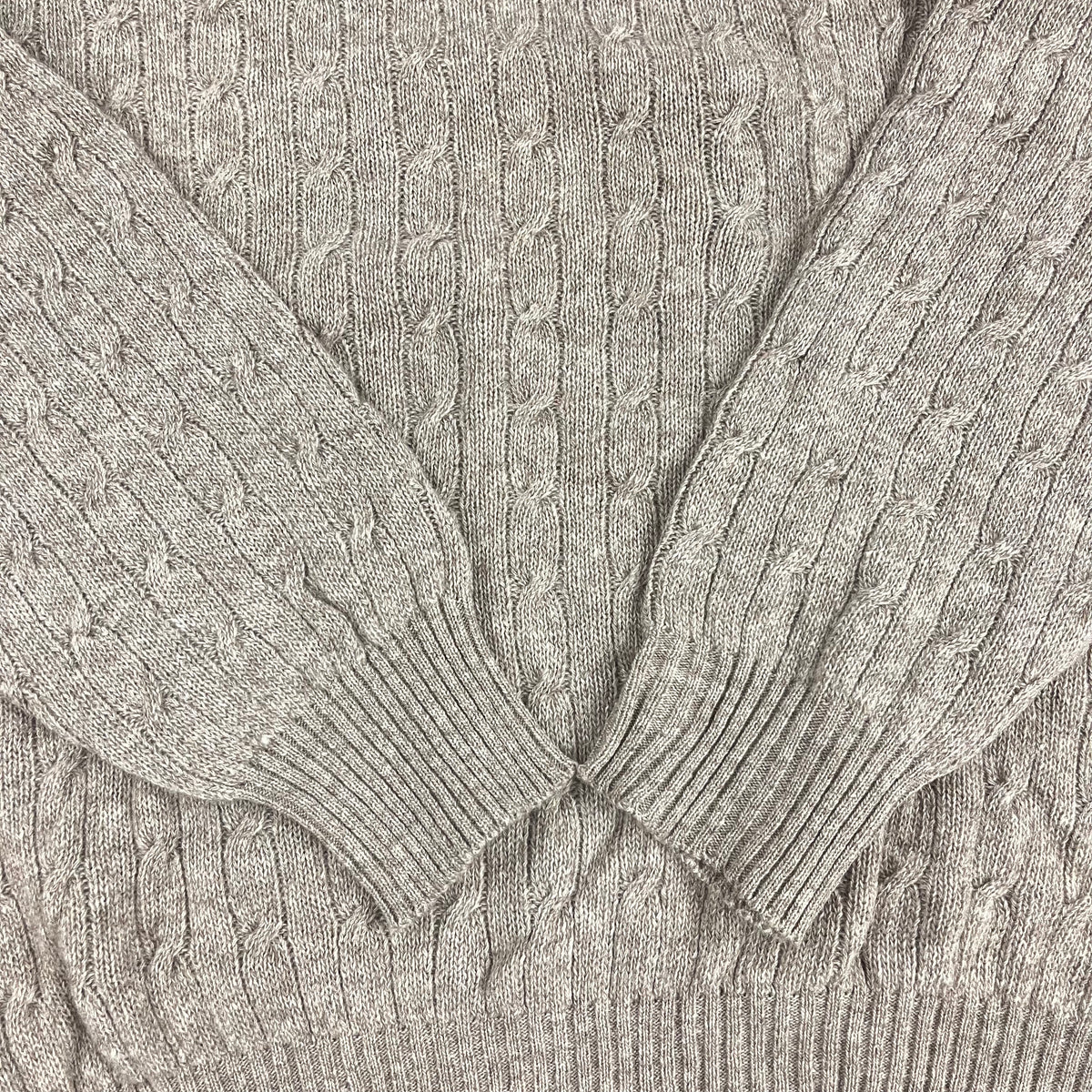 Vintage LOEWE &quot;Madrid 1846&quot; Cable Knit Sweater