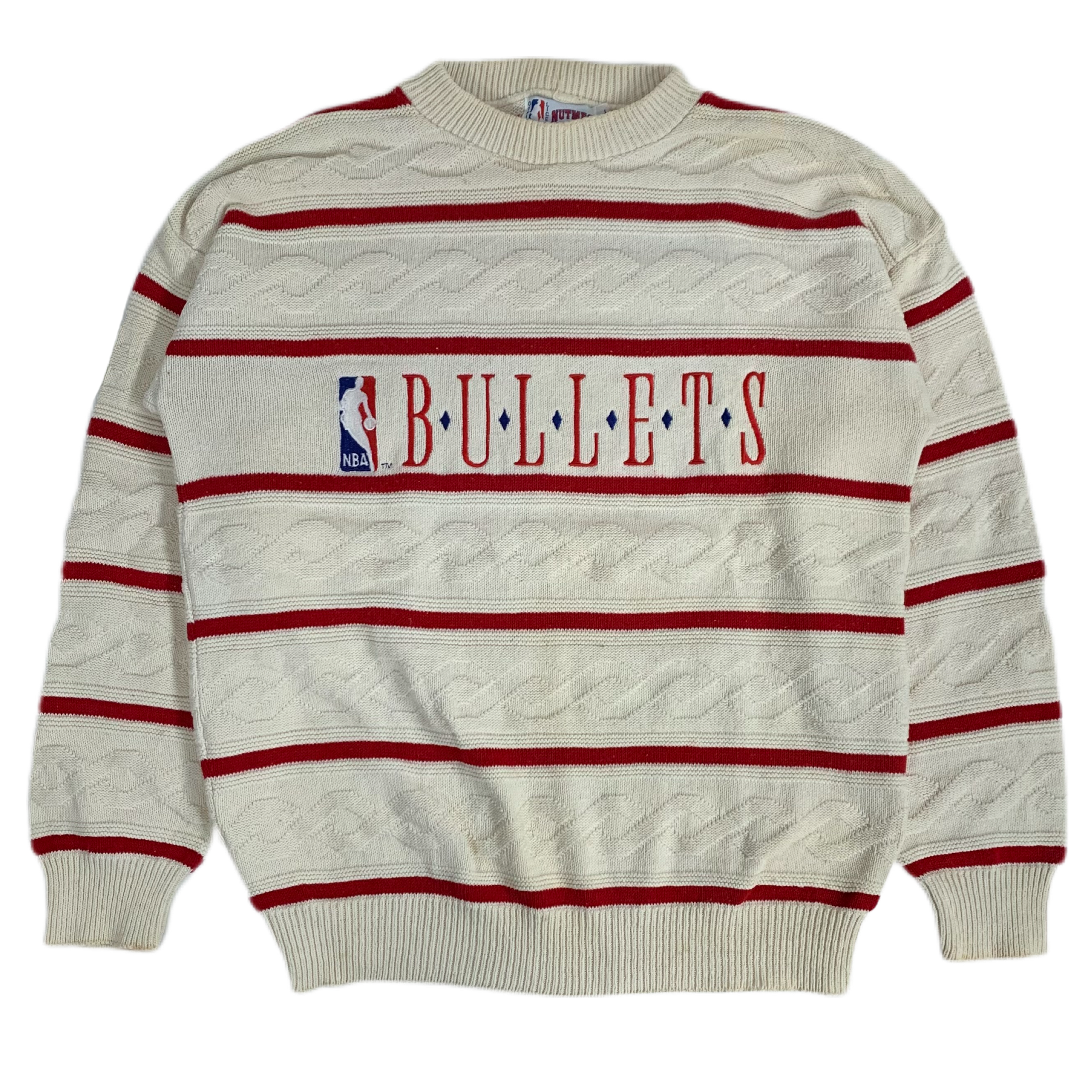 Vintage NBA (Nutmeg) - Washington Bullets Crew Neck Sweatshirt