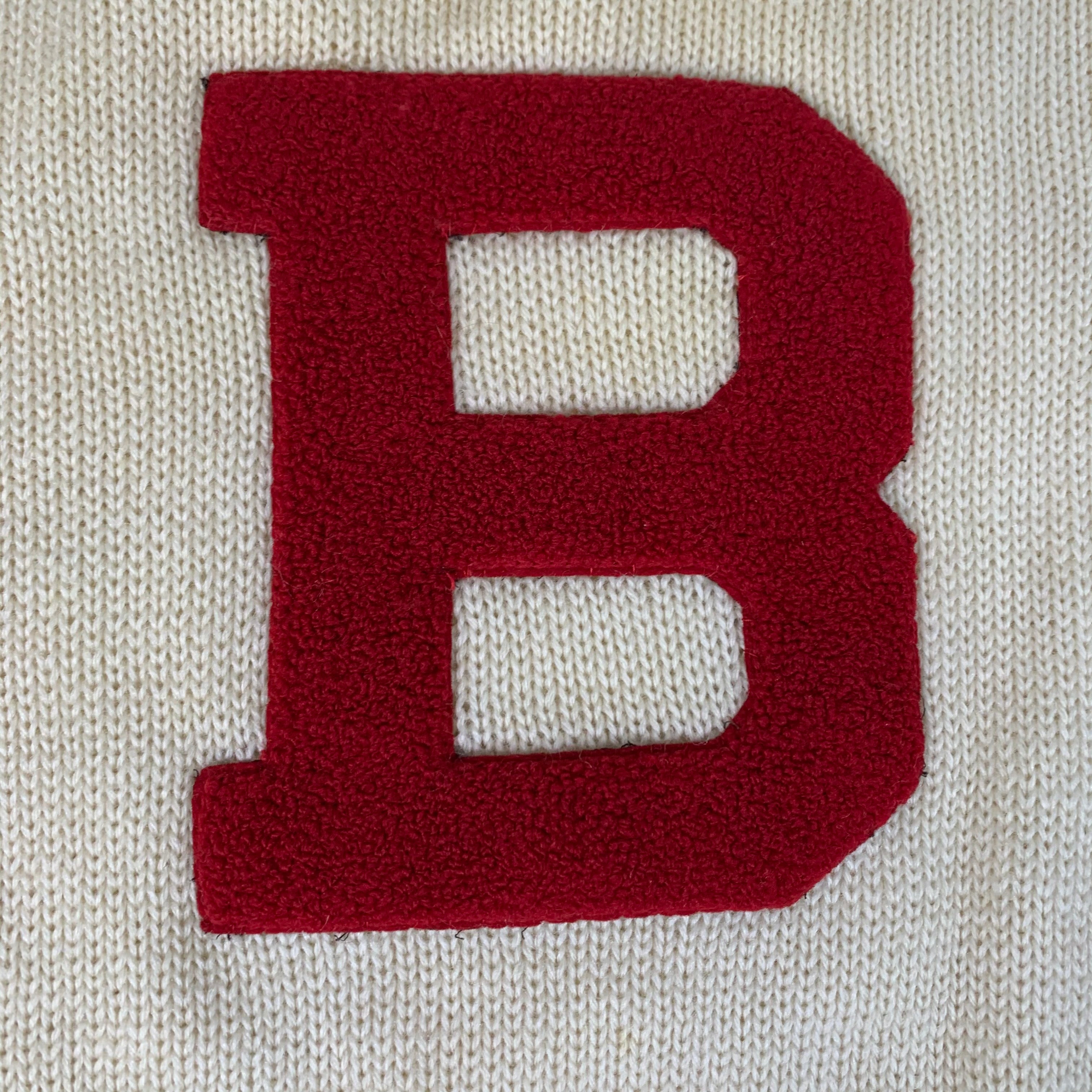 Boston University Terriers THROWBACK VTG LOGO Hockey Jersey Sz