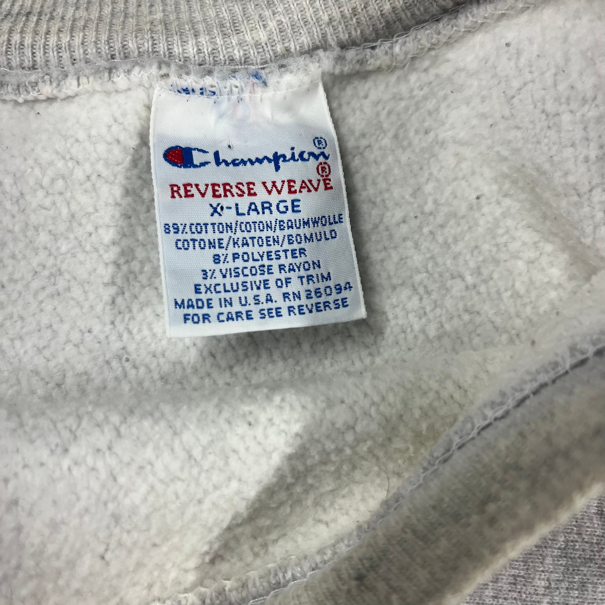 Vintage Champion &quot;Reverse Weave&quot; Made In U.S.A. Crewneck Sweatshirt