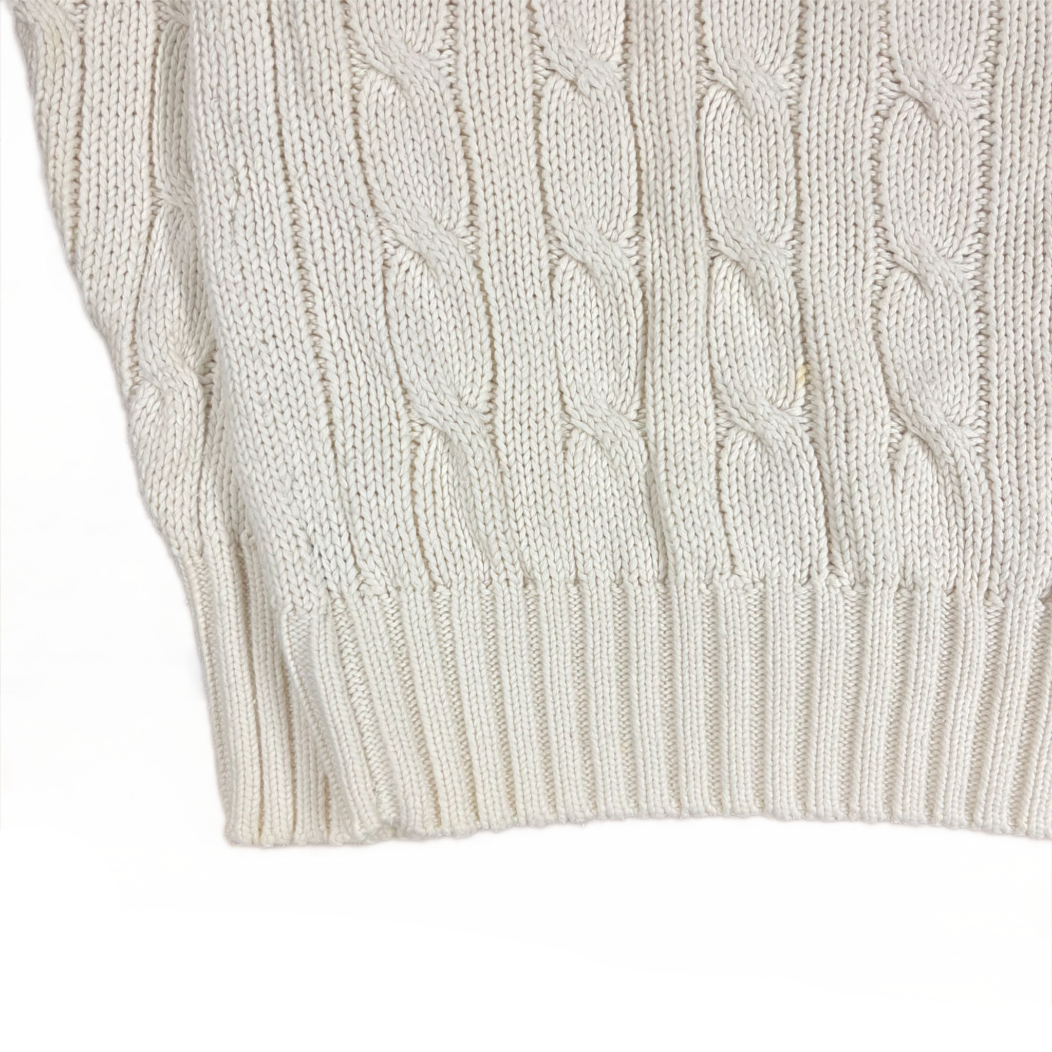 Vintage ralph lauren discount cable knit sweater