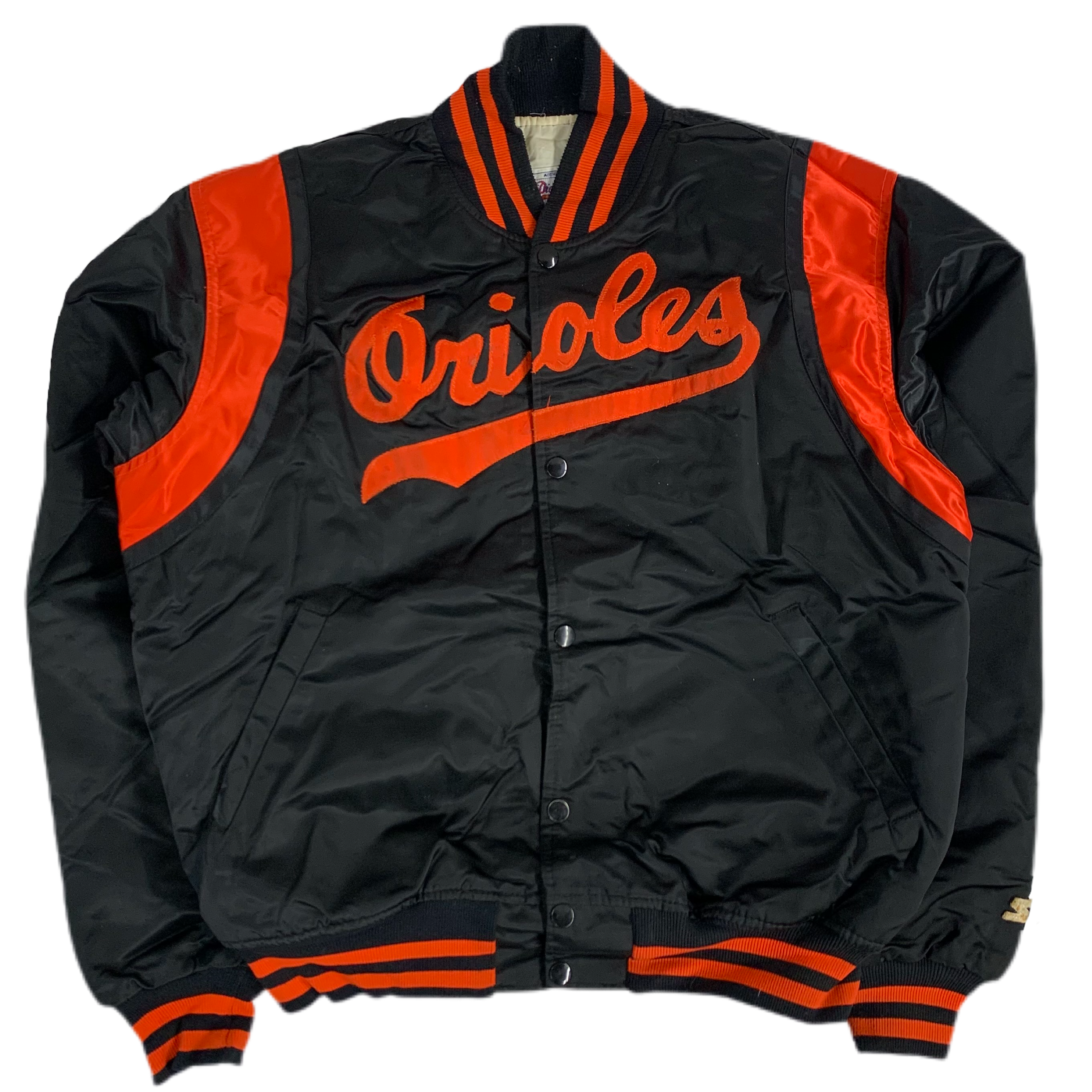 Sideline Pullover Satin Jacket Baltimore Orioles