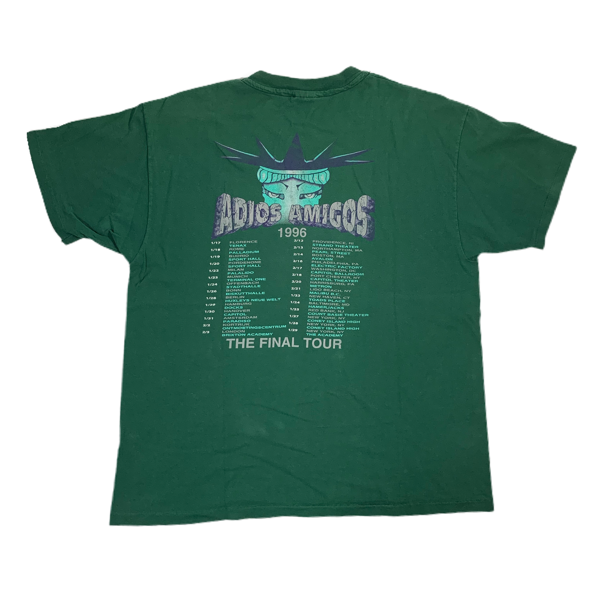 Vintage Ramones Adiós Amigos &quot;The Final Tour&quot; T-Shirt - jointcustodydc