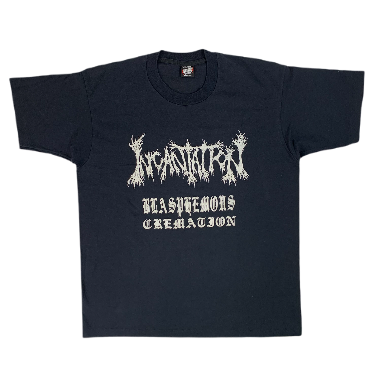 Vintage Incantation &quot;Blasphemous Cremation&quot; 1991 T-Shirt