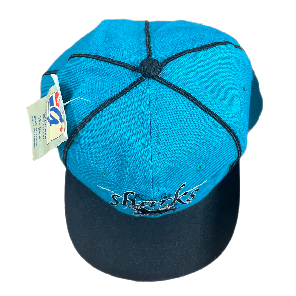 Vintage San Jose Sharks &quot;The Game&quot; NHL Wool Snapback Hat