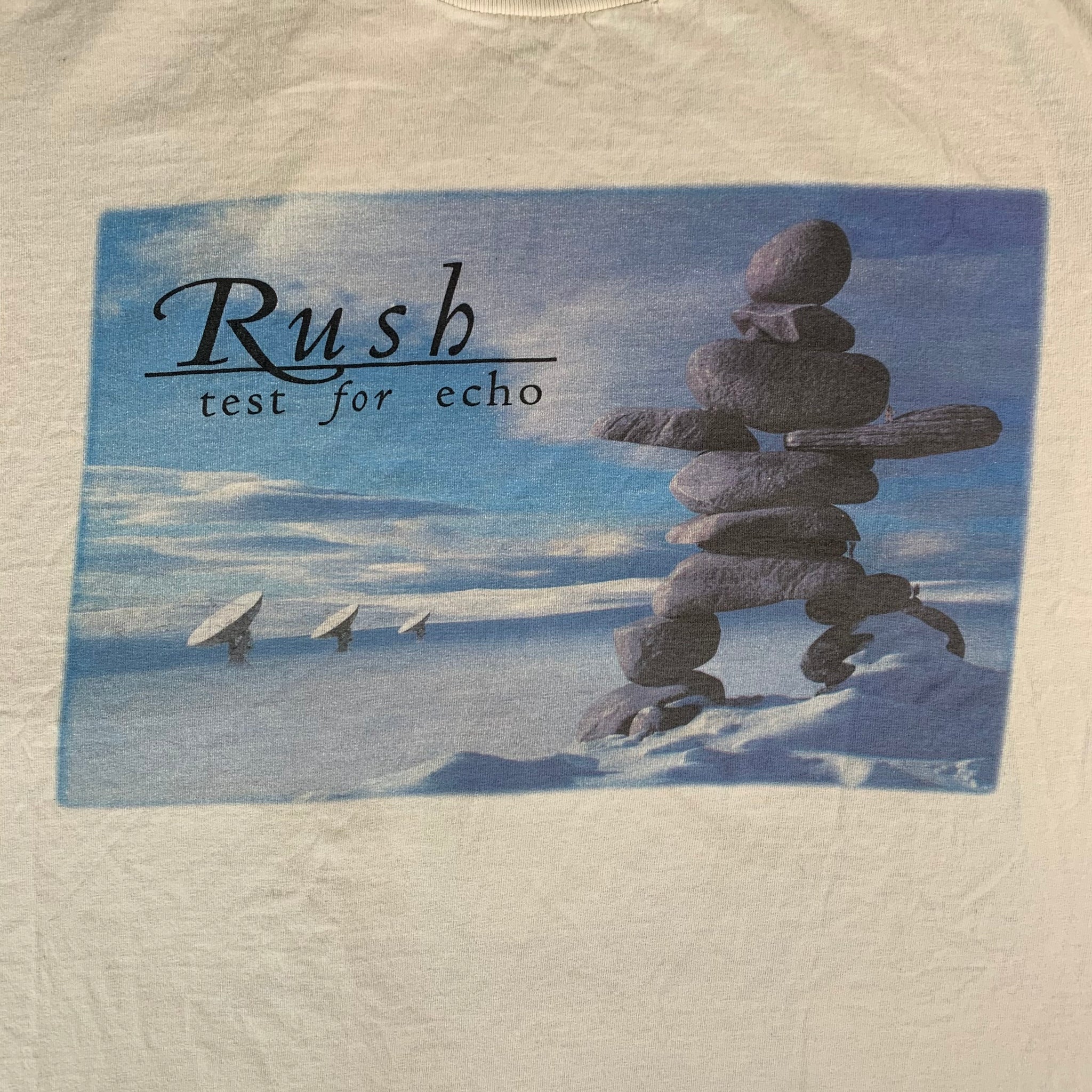 通常送料無料 90s RUSH Test For Echo バンド ツアー Tシャツ - トップス