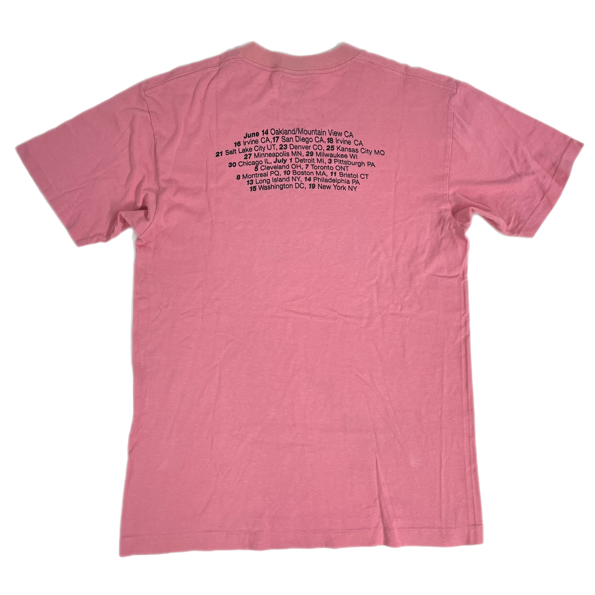 Vintage New Order &quot;USA &#39;89&quot; T-Shirt