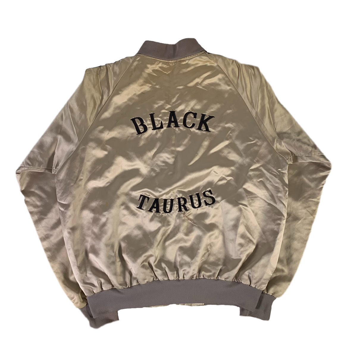 Vintage Adidas &quot;Black Taurus&quot; Satin Jacket