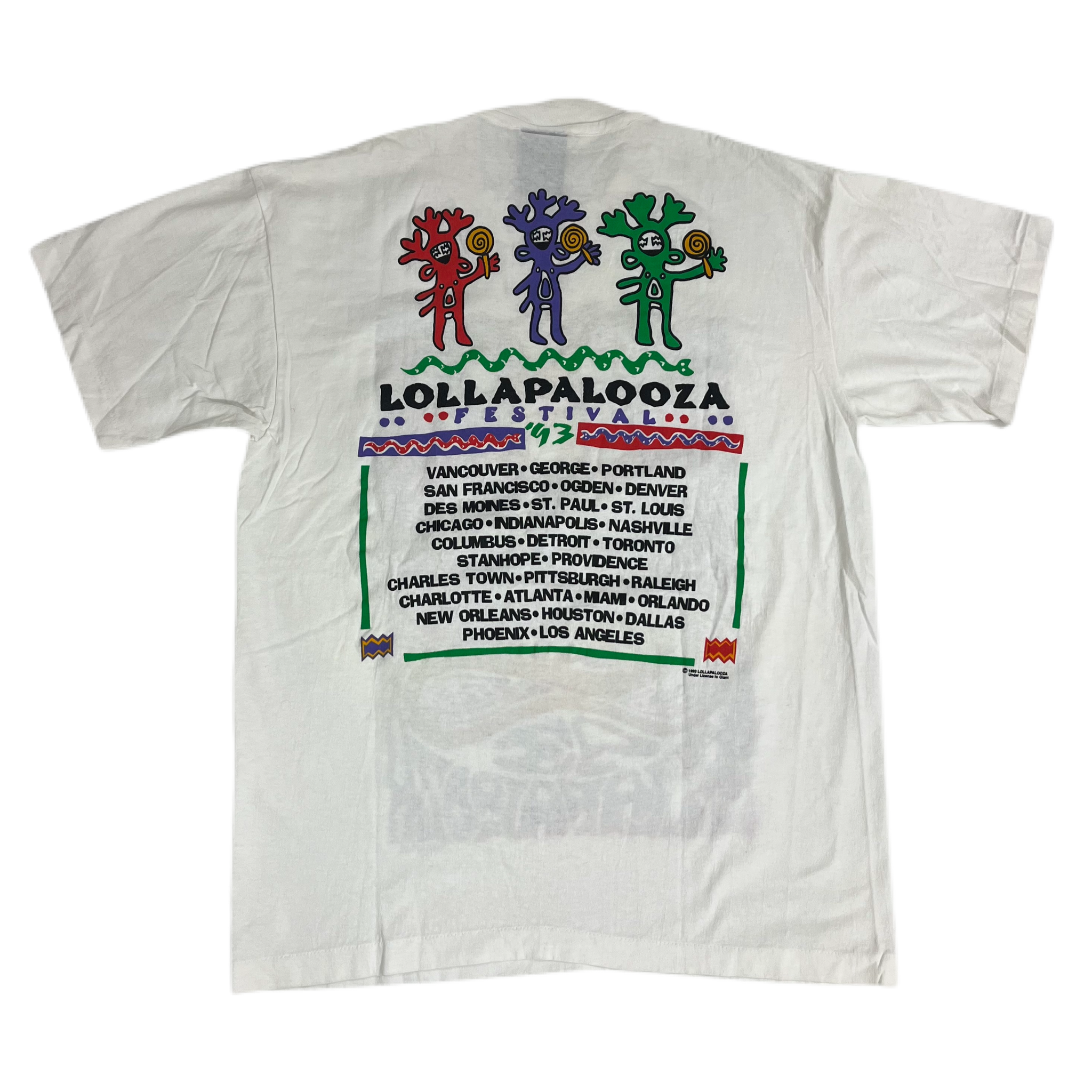 Lollapalooza 93 ビンテージTシャツ 90s シングル バンドT Vintage Lollapalooza