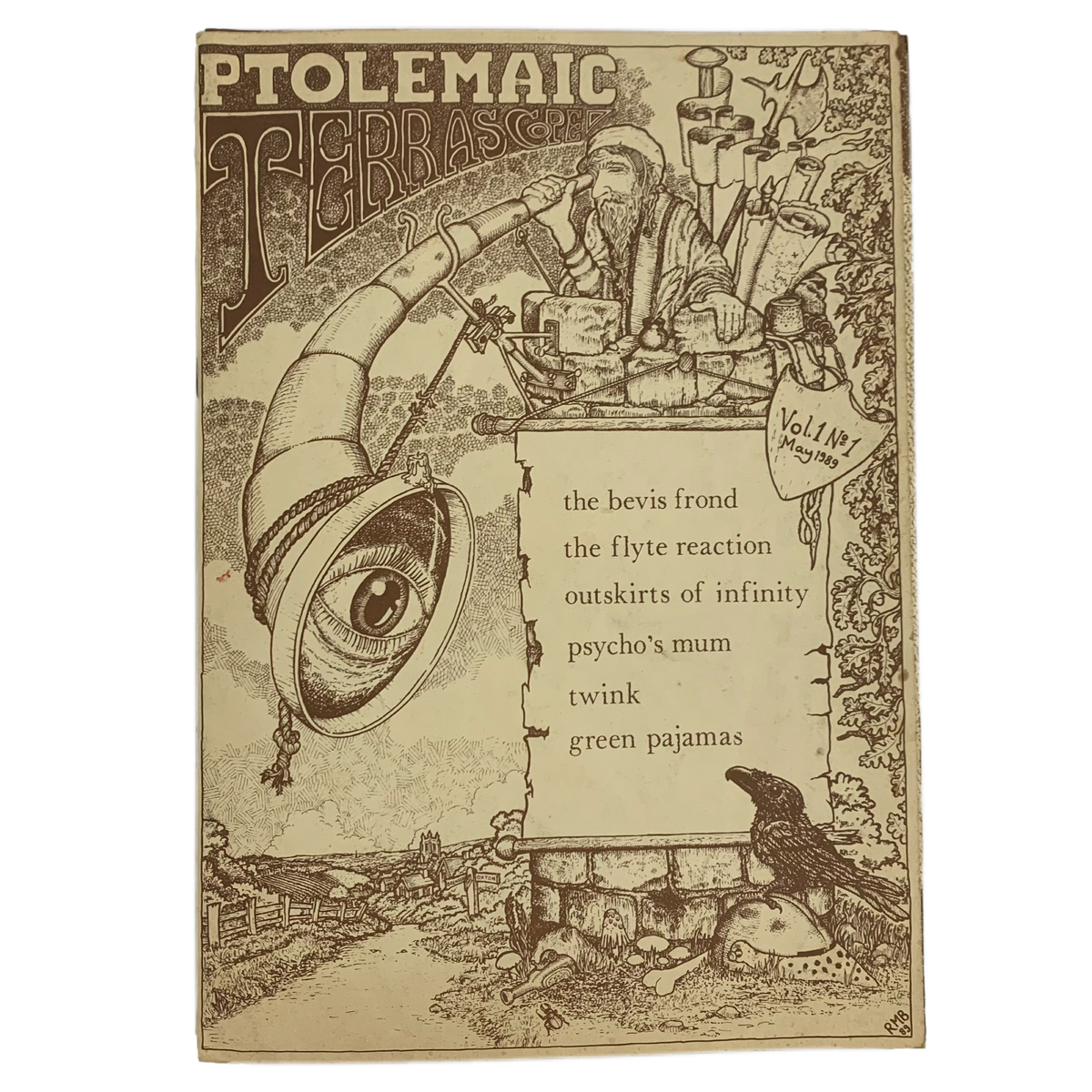 Vintage Ptolemaic Terrascope &quot;Volume 1 Number 1&quot; Psyche Magazine