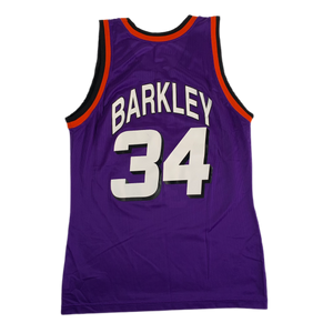 Mavin  Phoenix Suns Charles Barkley Authentic Sun Burst Jersey 52