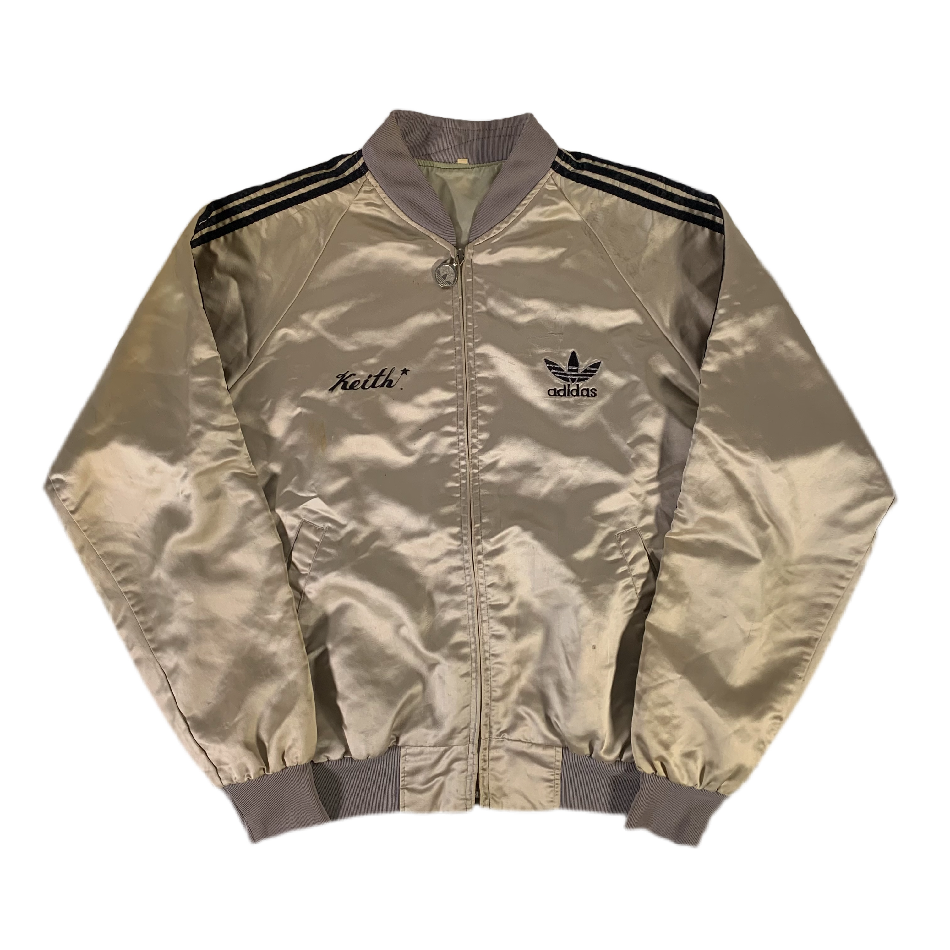 adidas satin jacket