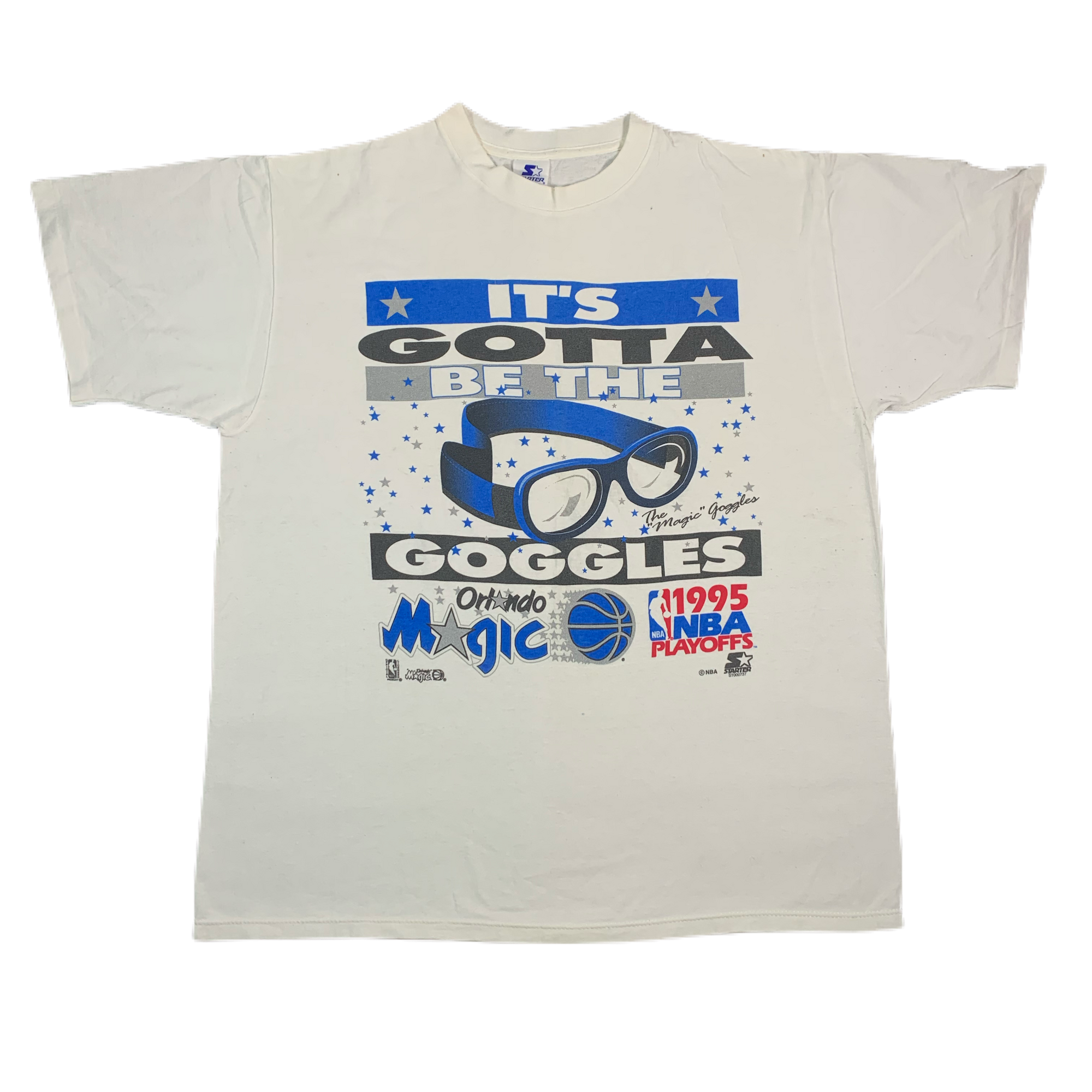 Vintage Orlando Magic "It’s Gotta Be The Goggles" Starter T-Shirt - jointcustodydc
