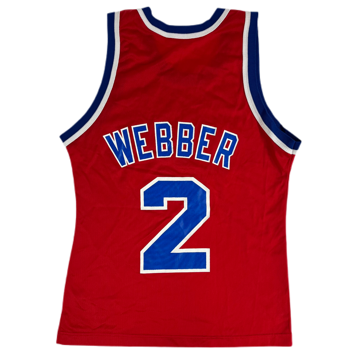 Vintage Washington Bullets &quot;Champion&quot; Chris Webber #2 Basketball Jersey