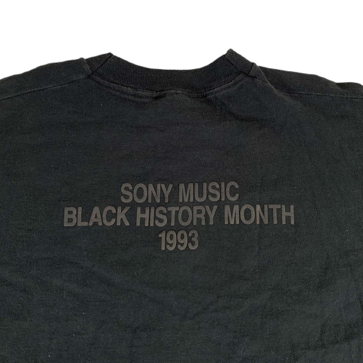 Vintage Sony Music Black History Month &quot;The Color Change&quot; Puffy Ink T-Shirt