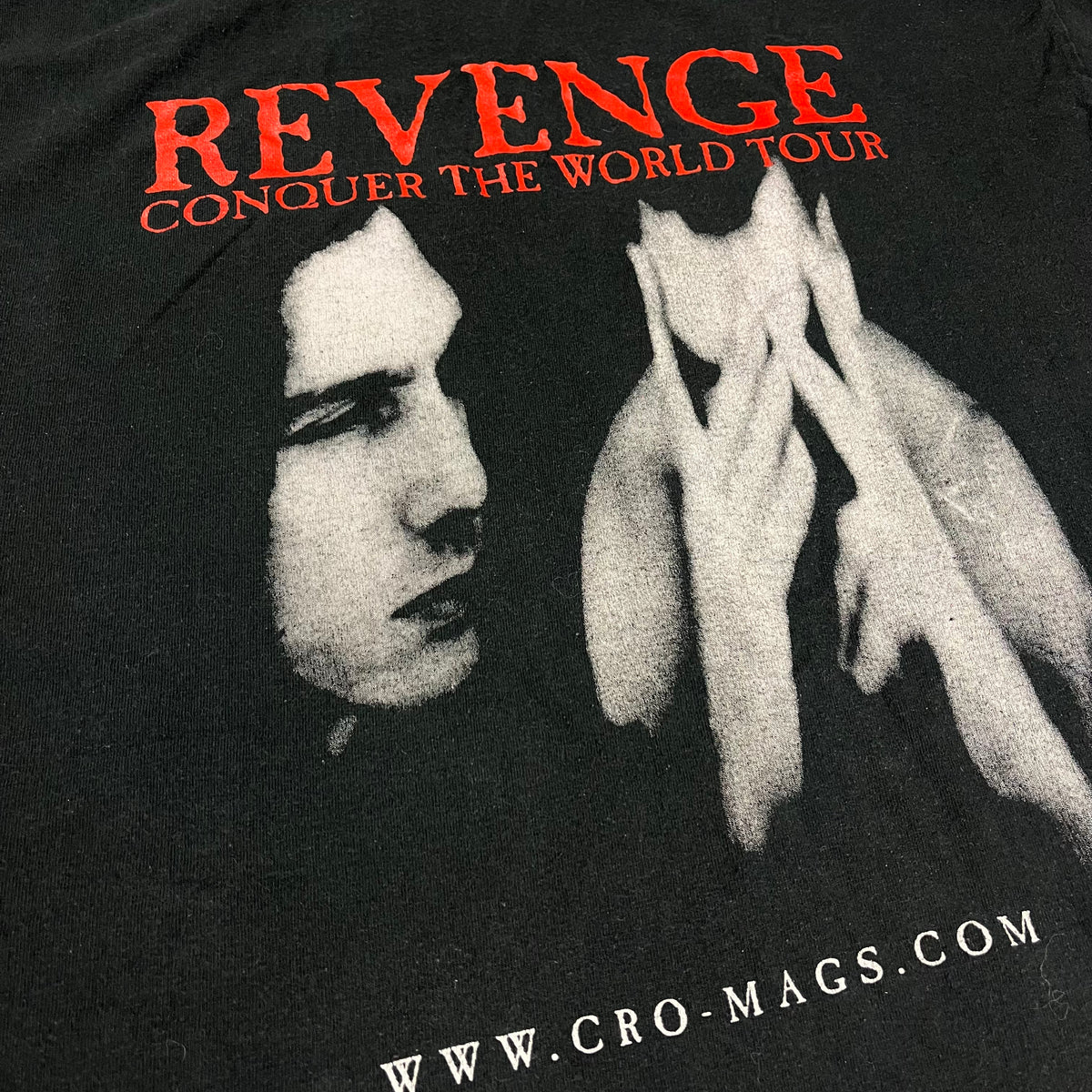 Vintage Cro-Mags &quot;Revenge&quot; Conquer The World T-Shirt