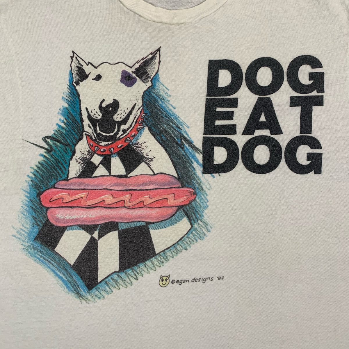Vintage Dog Eat Dog &quot;Hotdog&quot; T-Shirt
