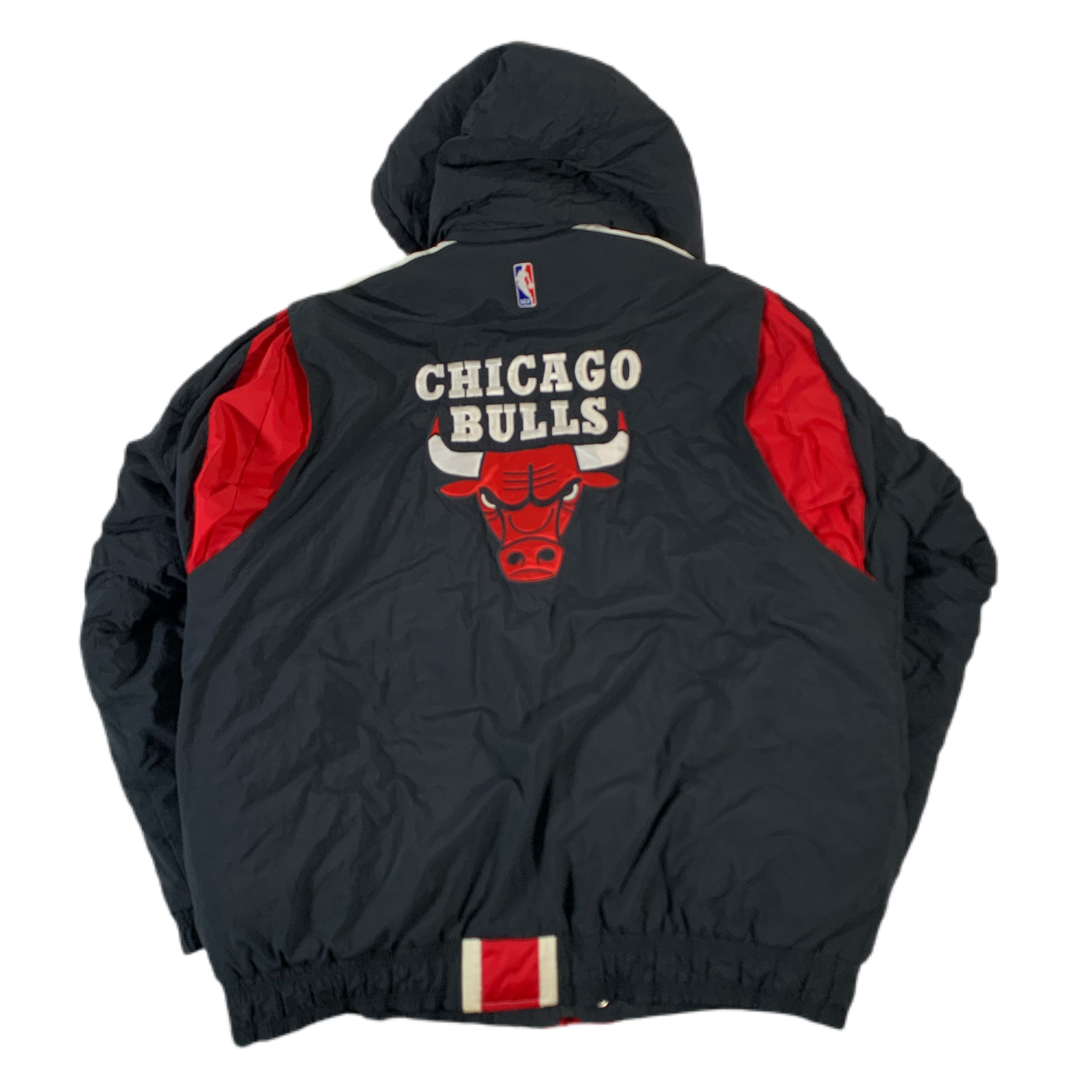 Vintage 90s Chicago Bulls NBA Starter Puffer Jacket Size L 