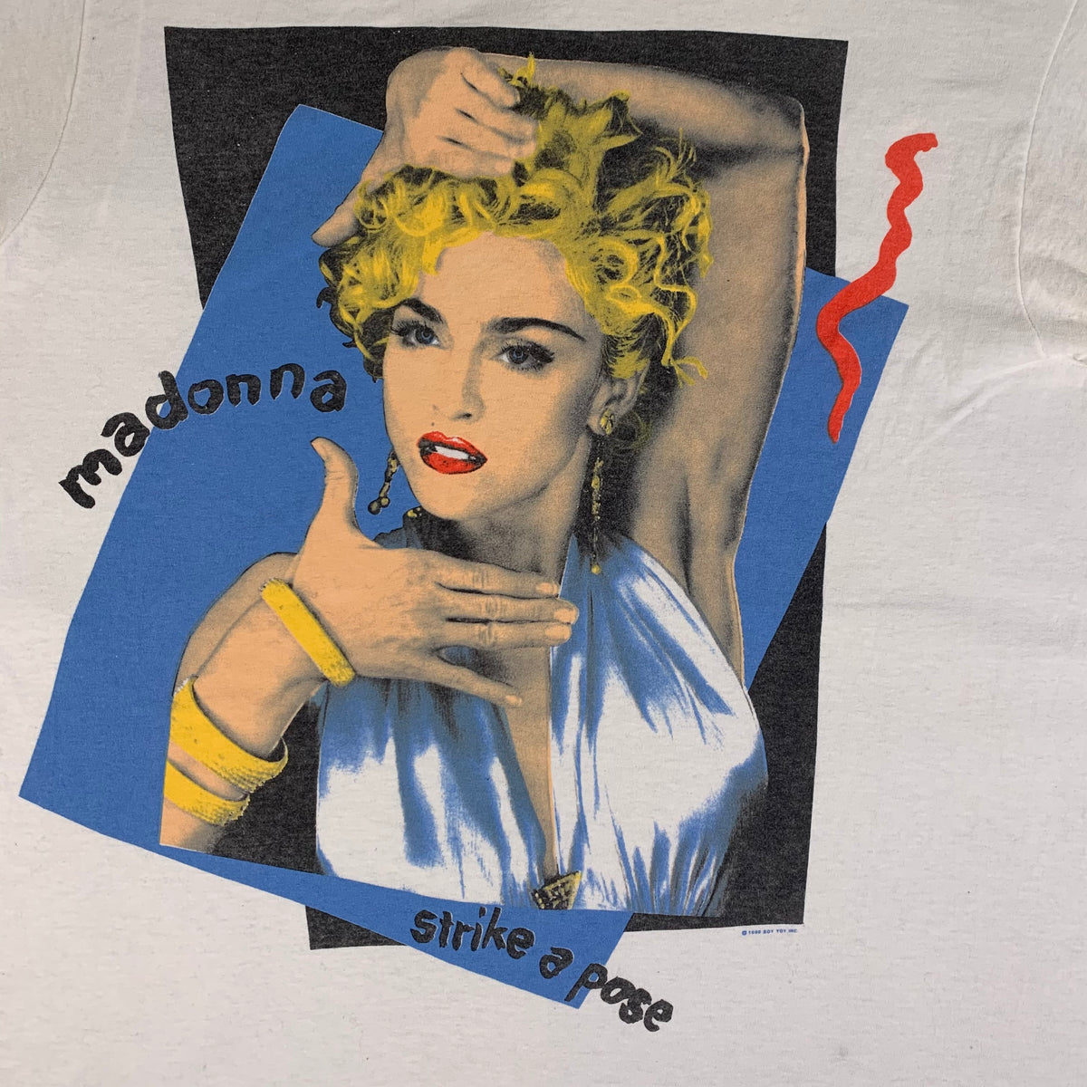 Vintage Madonna Blond Ambition &quot;Strike A Pose&quot; T-Shirt