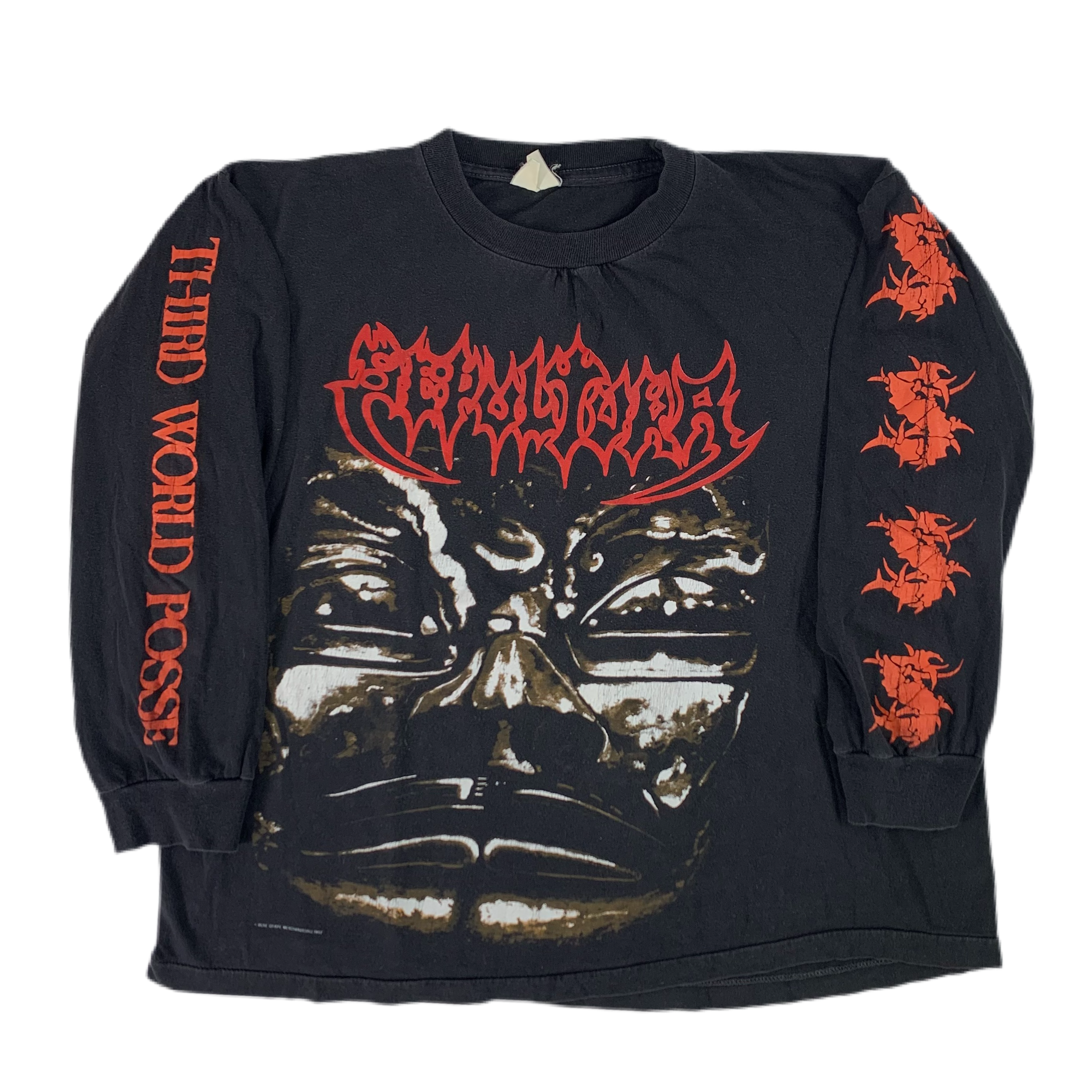 邦楽 SEPULTURA THIRD WORLD POSSE Sepultura, Third World Posse, Longsleve Vintage 90s, Arise