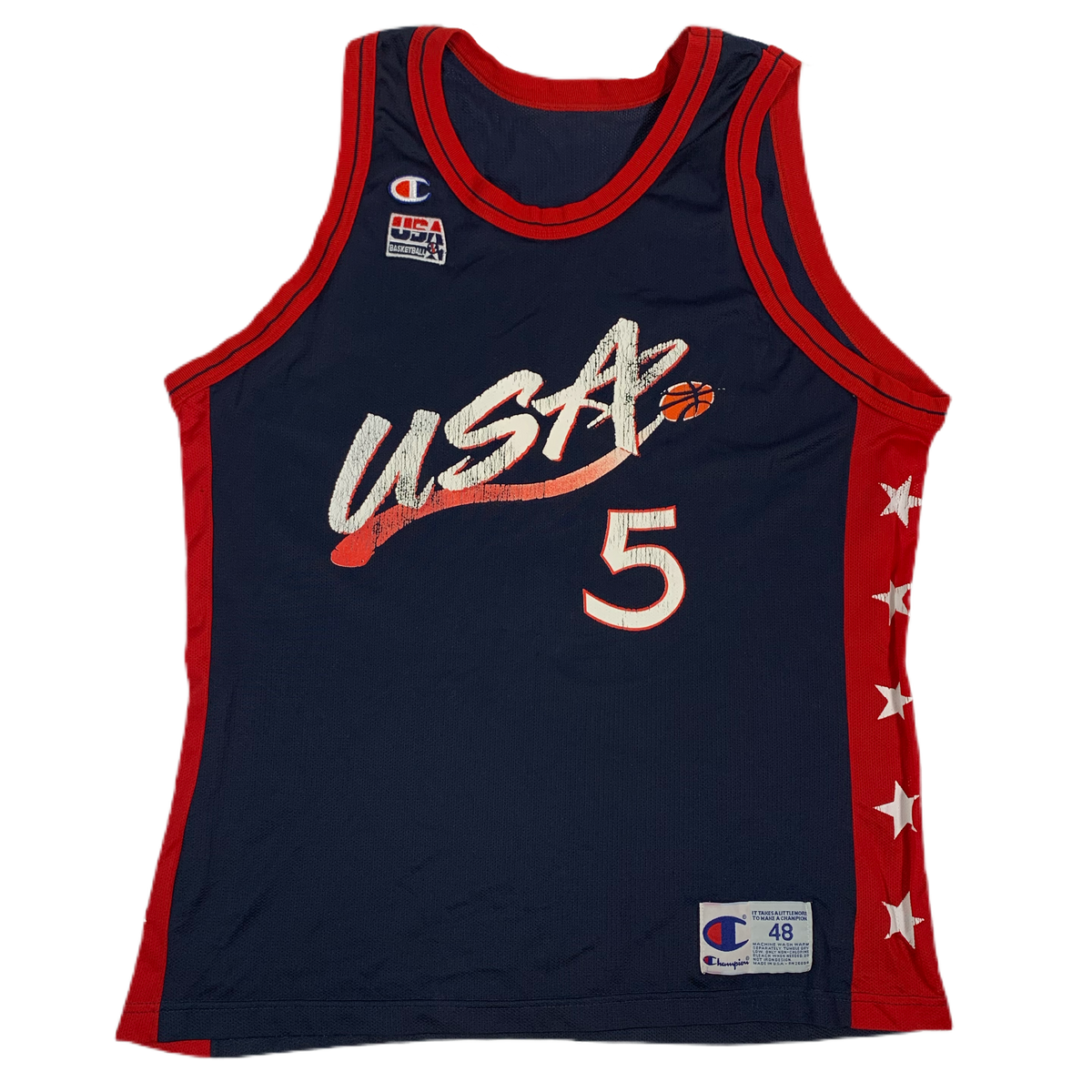 Vintage Grant Hill “USA Olympics” Champion Basketball Jersey - jointcustodydc
