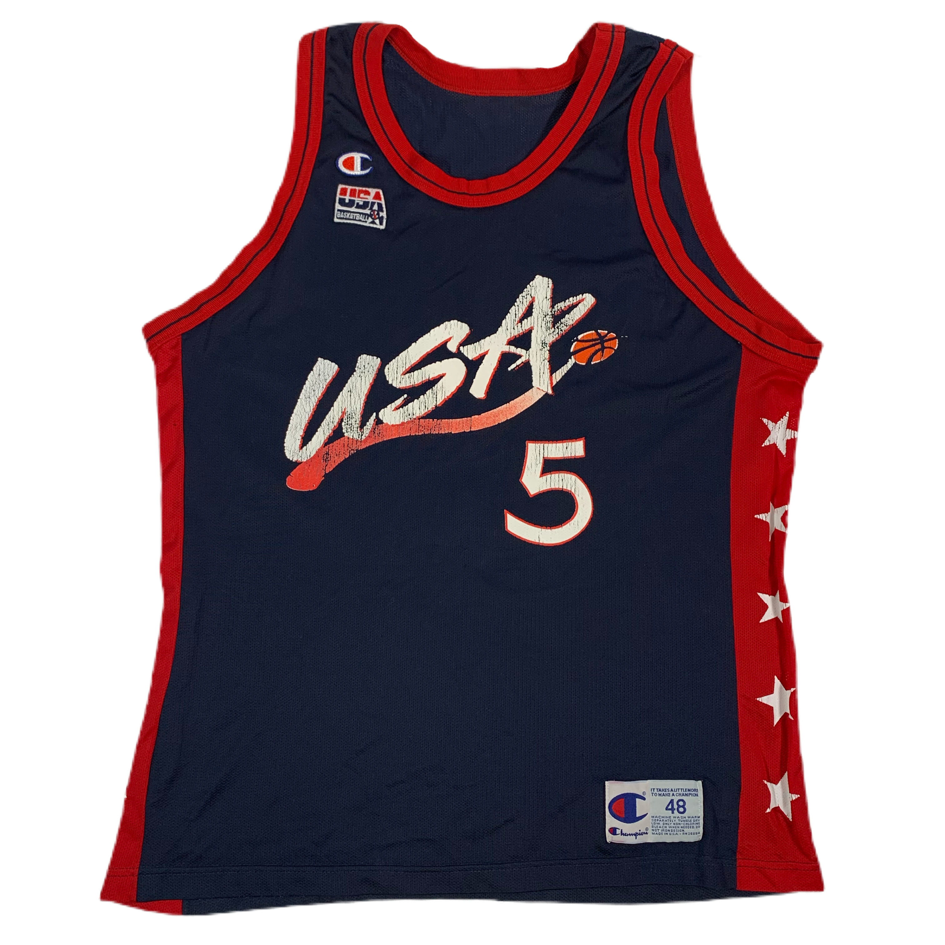 Vintage Champion USA Champion Basketball Jersey