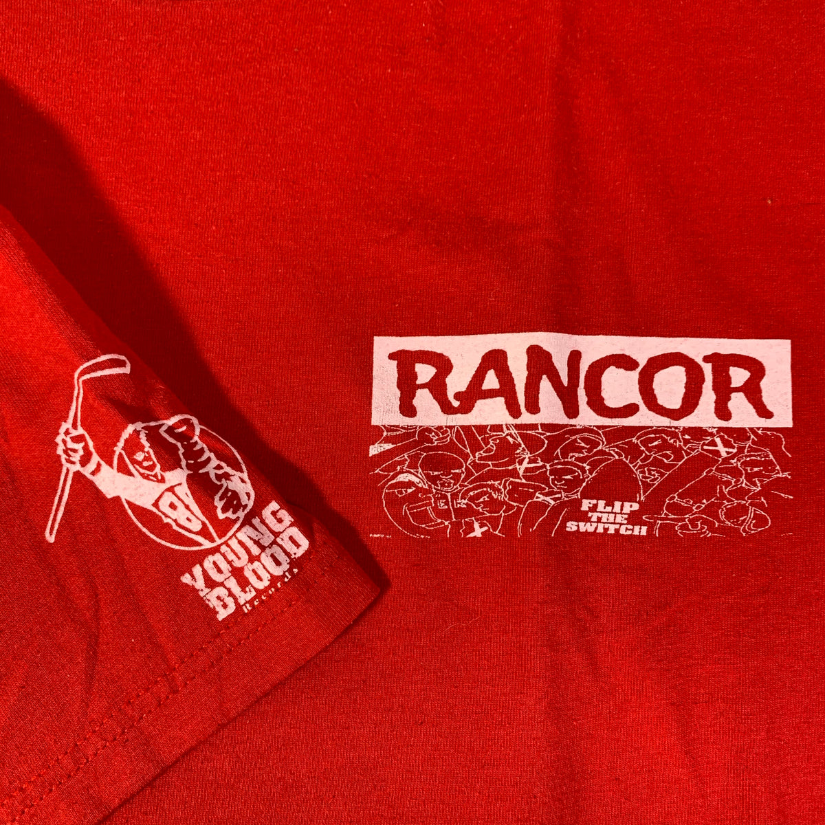 Vintage Rancor &quot;Flip The Switch&quot; Youngblood Records T-Shirt