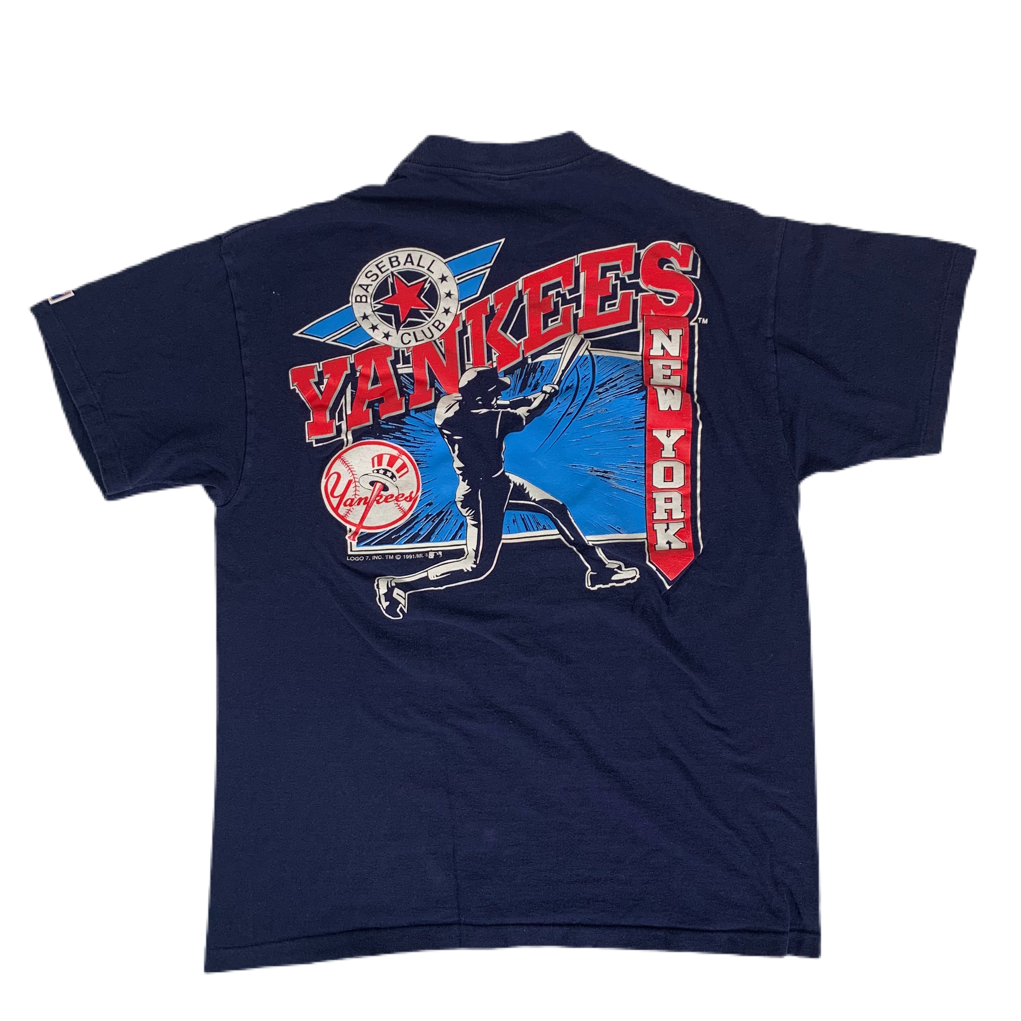 Vintage 90s T-shirt New York YANKEES Ny Mlb Baseball World