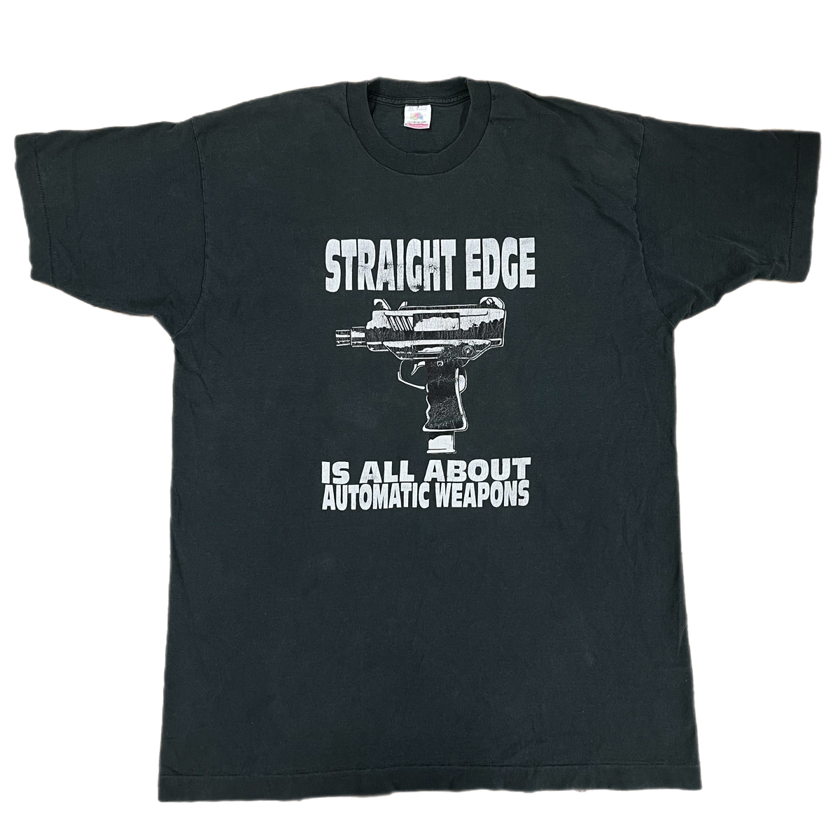 Vintage Syracuse Straight Edge &quot;Automatic Weapons&quot; T-Shirt