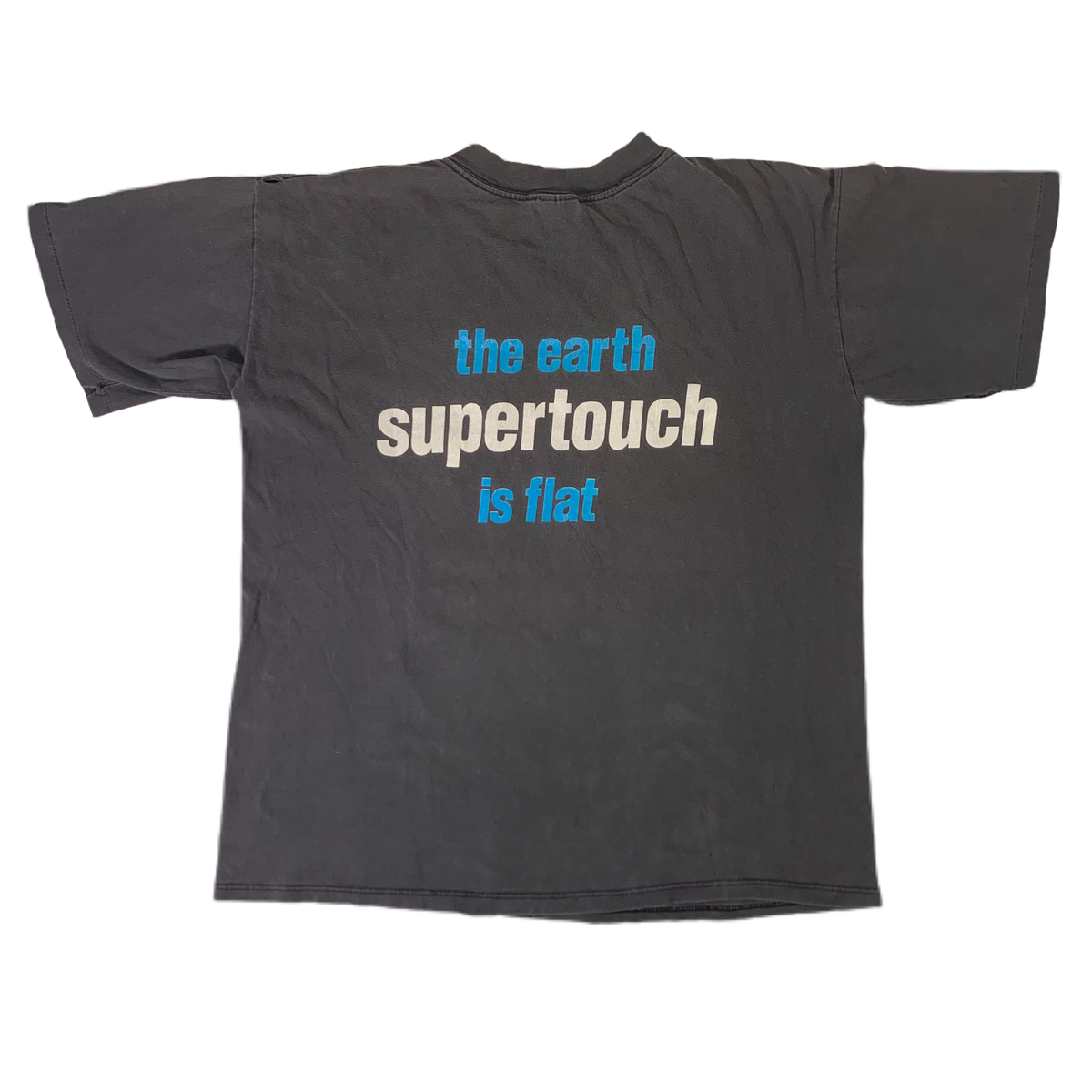 Vintage Supertouch &quot;The Earth Is Flat&quot; T-Shirt